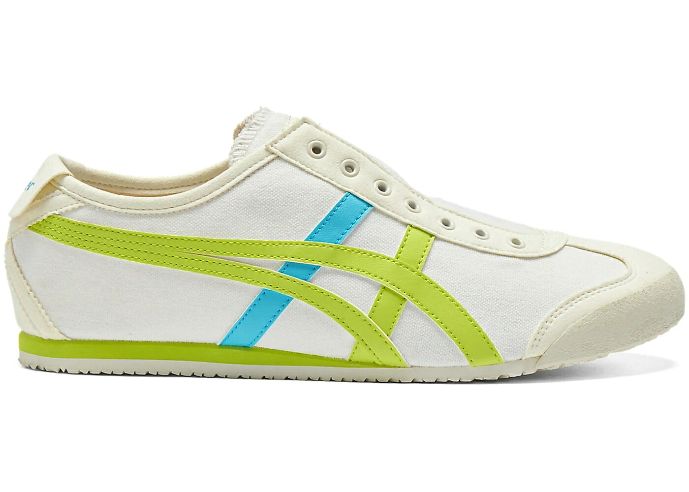 アシックス メキシコ合衆国 スリッポン 皮膚軟化剤 菩提樹 オニツカタイガー スニーカー メンズ ASICS ONITSUKA TIGER MEXICO 66 SLIP-ON CREAM NEON LIME / CREAM NEON LIME
