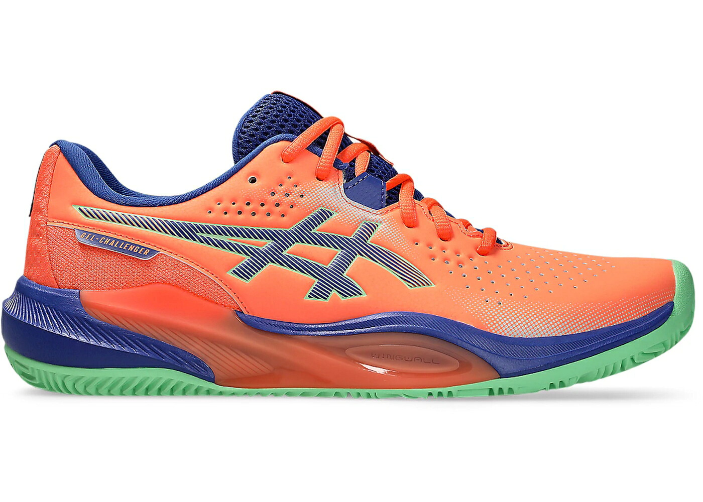 アシックス スニーカー メンズ ASICS GEL-CHALLENGER 15 PADEL VIVID CORAL DARK COBALT / VIVID CORAL DARK COBALT