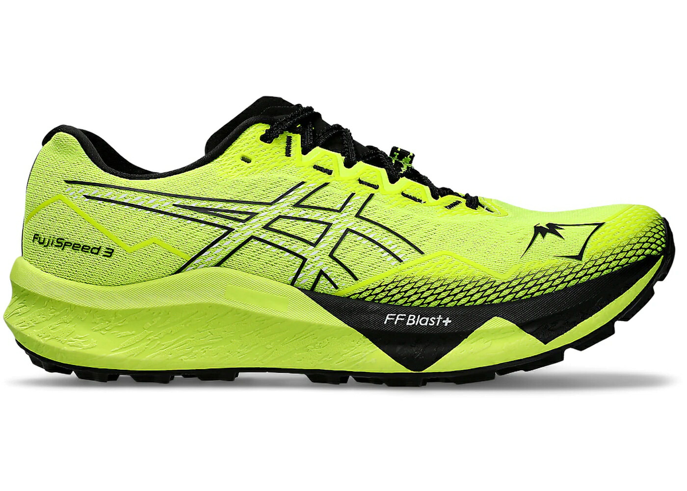 アシックス 黄色 イエロー 黒色 ブラック スニーカー メンズ ASICS FUJISPEED 3 SAFETY YELLOW BLACK / SAFETY YELLOW BLACK|スニケス