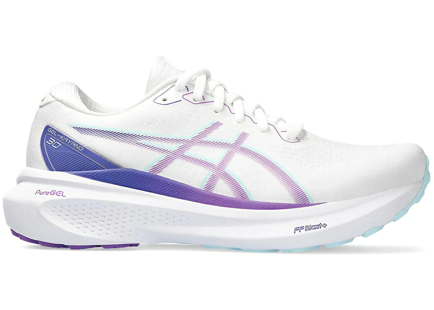 アシックス 白いこと 白いこと WOMEN\u0027S スニーカー レディース ASICS GEL-KAYANO 30 WHITE CYBER GRAPE (WOMEN\u0027S) / WHITE CYBER GRAPE