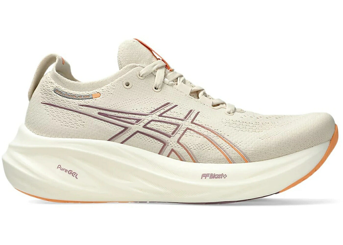 アシックス 橙 オレンジ WOMEN'S スニーカー レディース ASICS GEL-NIMBUS 26 OATMEAL FADED ORANGE (WOMEN'S) / OATMEAL FADED ORANGE
