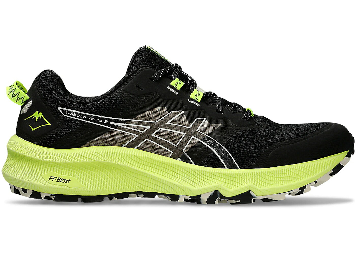 アシックス 黒色 ブラック スニーカー メンズ ASICS TRABUCO TERRA 2 BLACK OATMEAL / BLACK OATMEAL