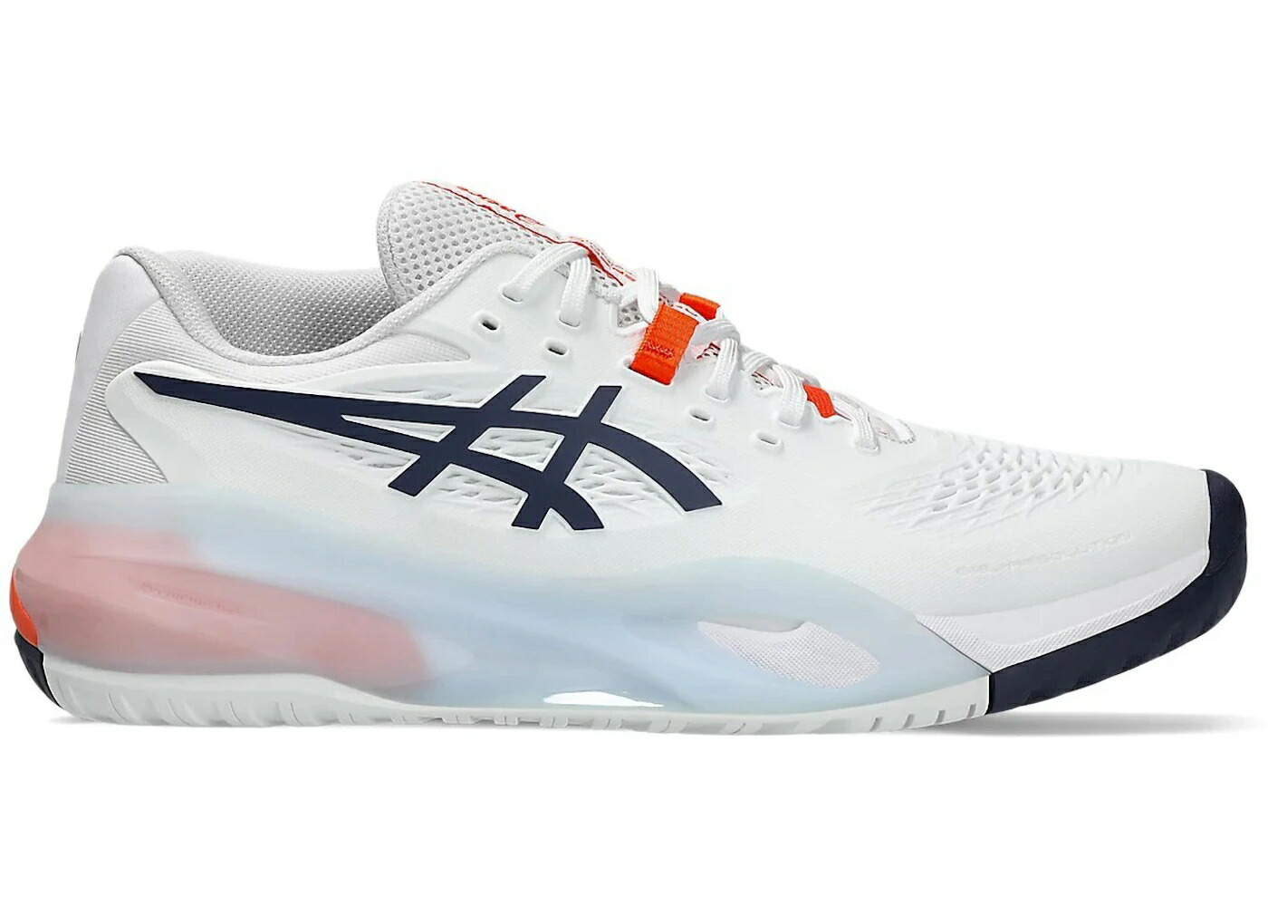 アシックス 白いこと 白いこと 藍色 インディゴ スニーカー メンズ ASICS GEL-RESOLUTION X WHITE INDIGO FOG / WHITE INDIGO FOG