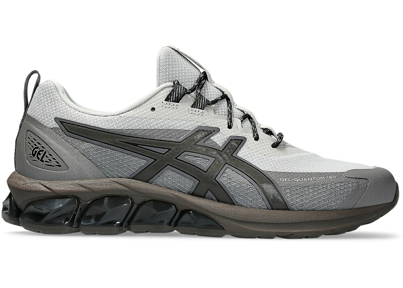 アシックス 灰色 グレー スニーカー メンズ ASICS GEL-QUANTUM 180 VII UTILITY OYSTER GREY DARK SEPIA / OYSTER GREY DARK SEPIA