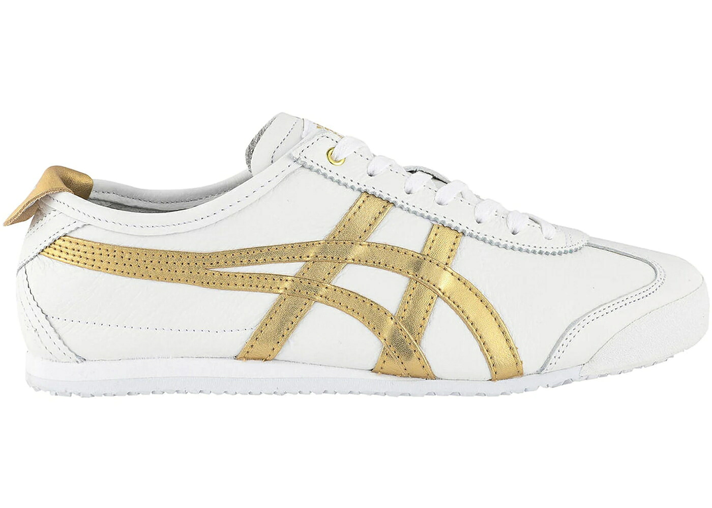 アシックス メキシコ合衆国 白いこと 白いこと ゴールド オニツカタイガー スニーカー メンズ ASICS ONITSUKA TIGER MEXICO 66 WHITE GOLD / WHITE GOLD メンズ靴-スニーカー-靴