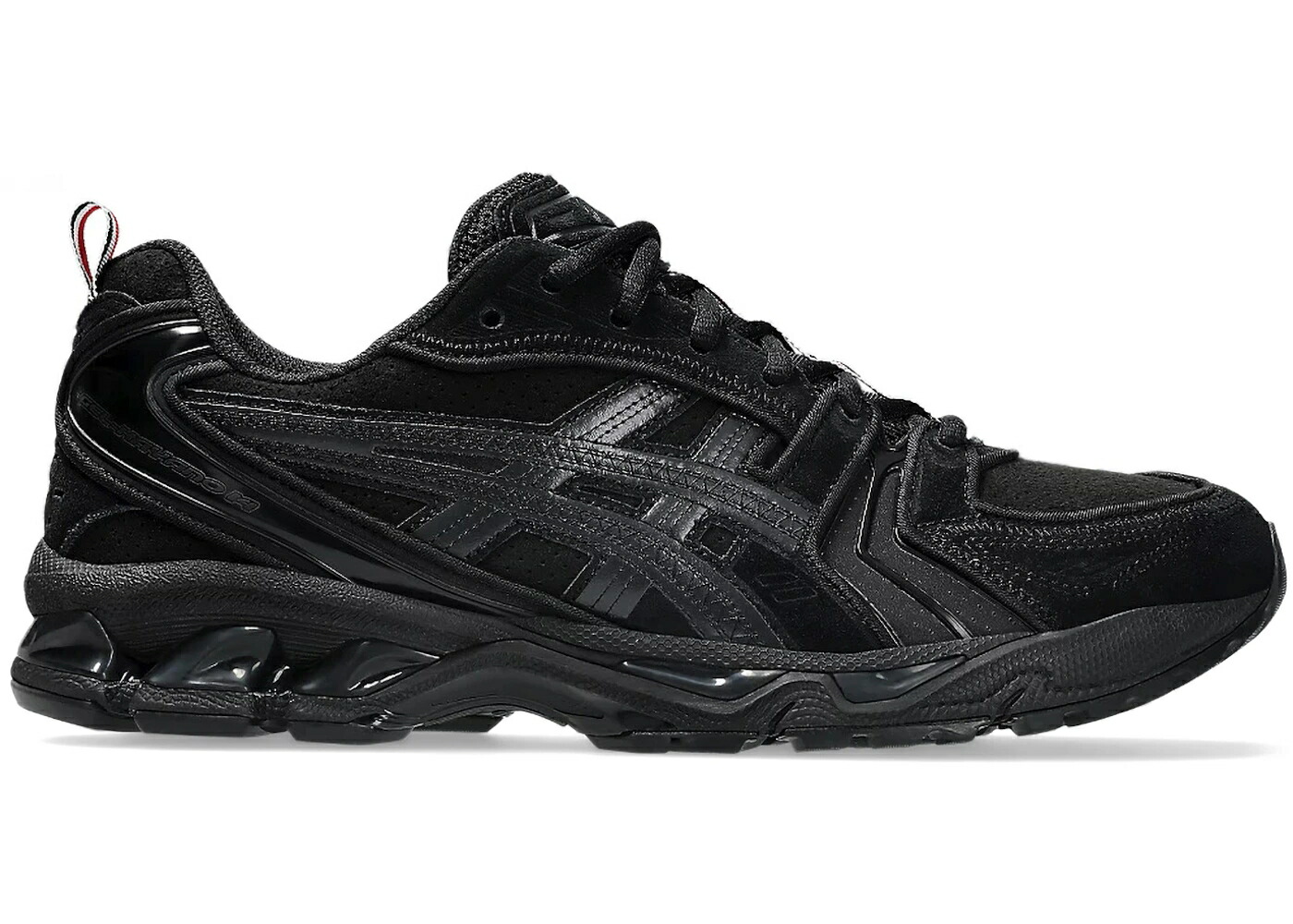 アシックス 黒色 ブラック スニーカー メンズ ASICS GEL-KAYANO 14 THOM BROWNE BLACK / BLACK BLACK