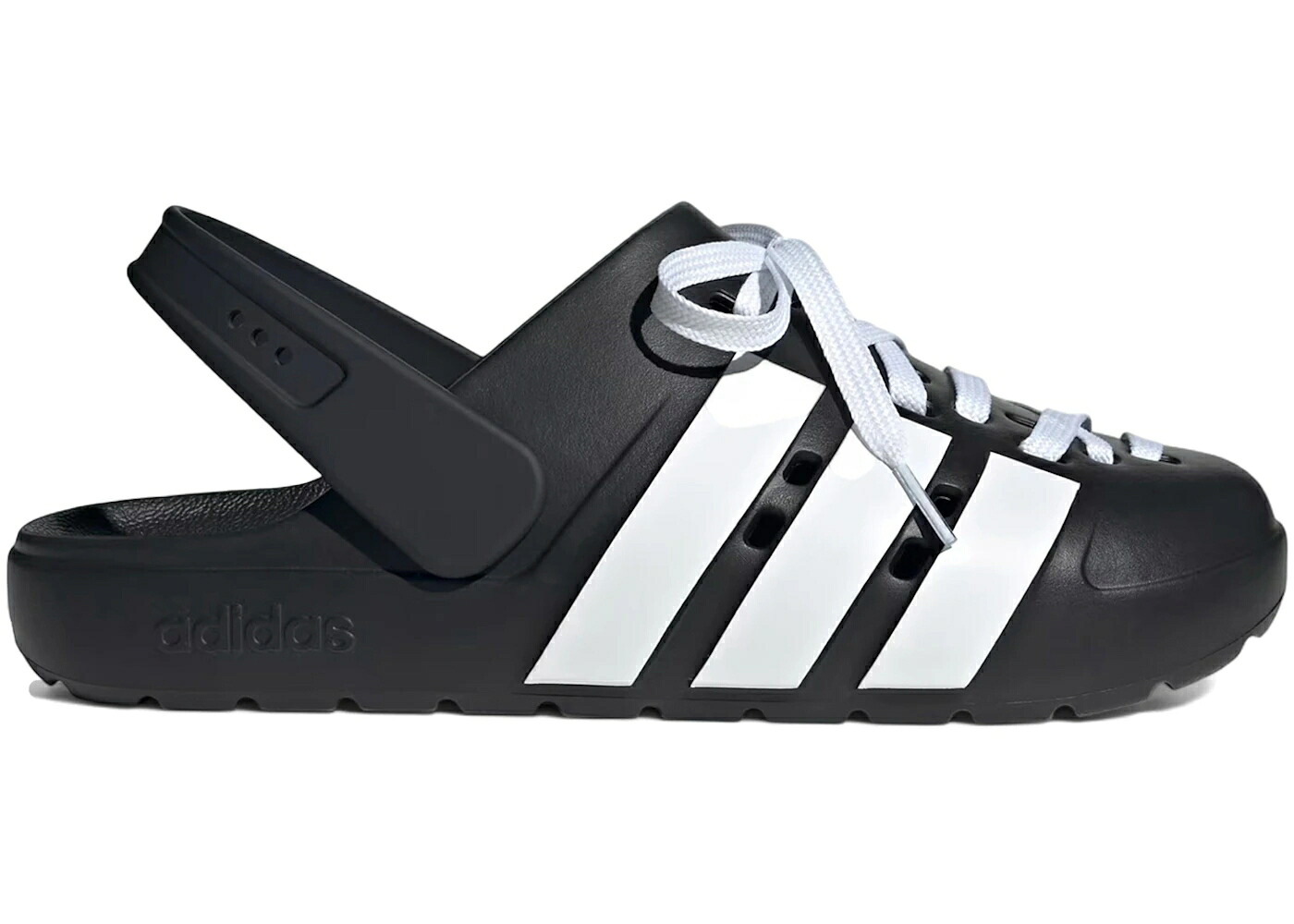 アディダス アディレッタ 黒いこと 黒いこと 白いこと 白いこと 中核グループ 2.0 スニーカー メンズ ADIDAS ADILETTE CLOG BLACK CLOUD WHITE / CORE BLACK CLOUD WHITE CORE