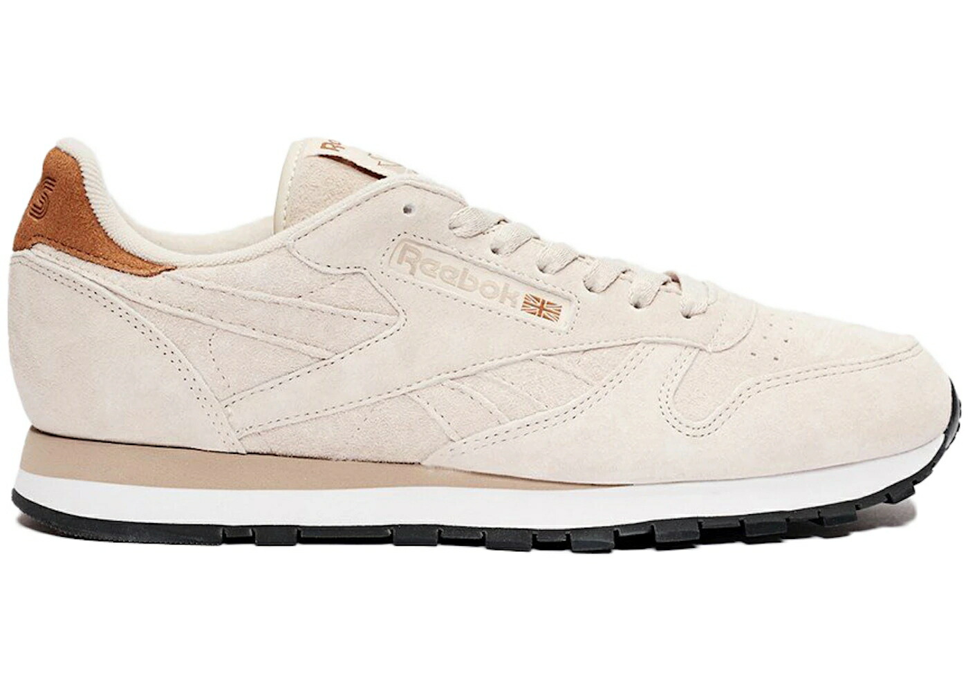 リーボック 古典派音楽 なめし革 ワイルド 赤銅色 赤銅色 今めかしい ベージュ スニーカー メンズ REEBOK CLASSIC LEATHER SNS WALKING / STUCCO WILD BROWN MODERN BEIGE