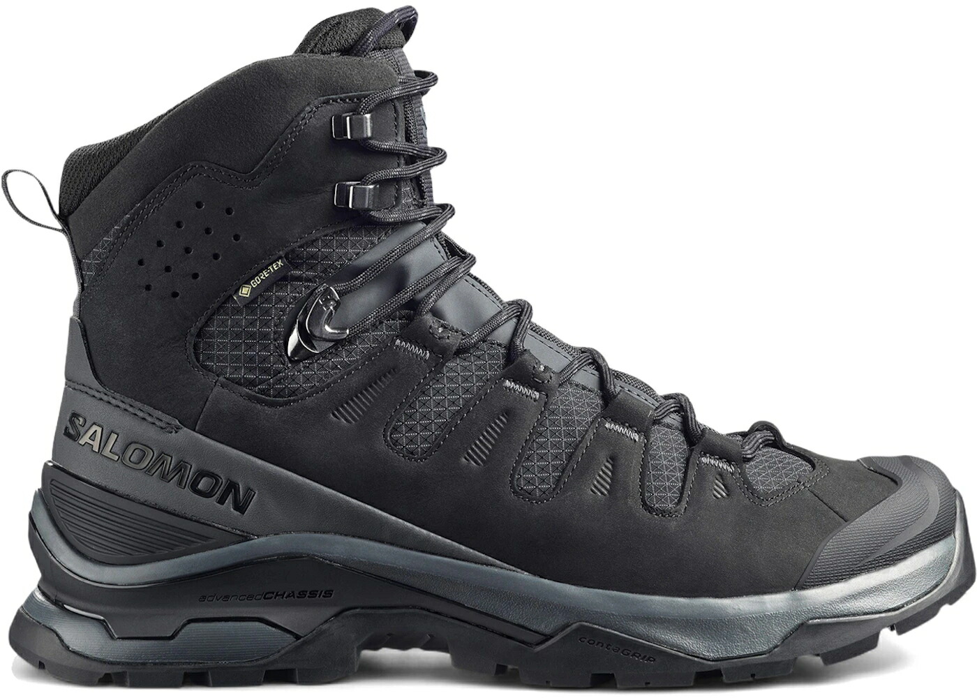 サロモン ゴアテックス 黒いこと 黒いこと スニーカー メンズ SALOMON QUEST 5 GORE-TEX ASPHALT BLACK / ASPHALT BLACK ASPHALT