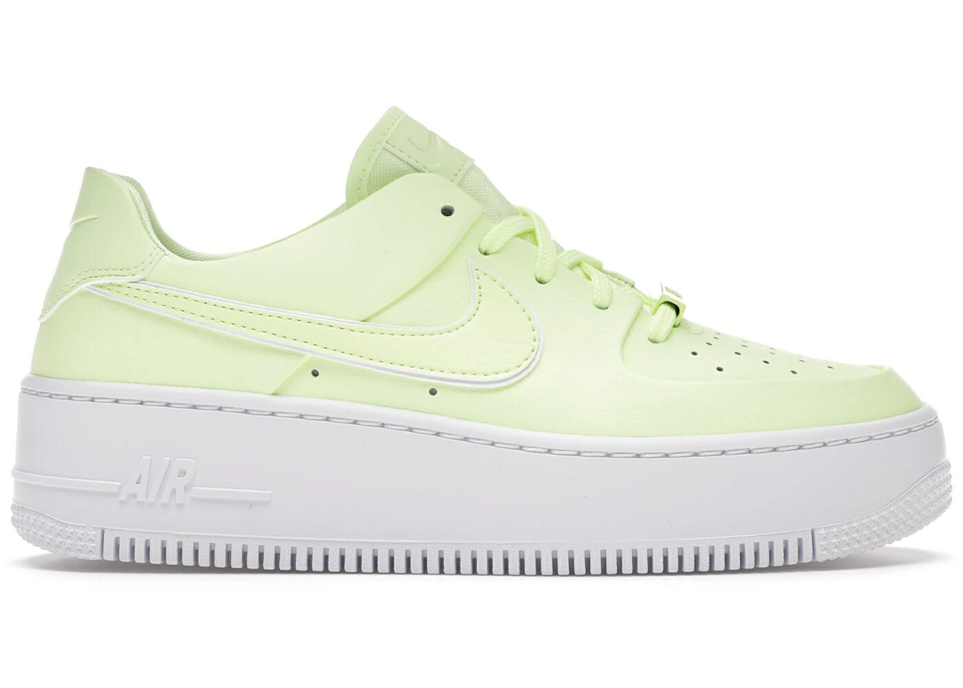 ナイキ 白いこと 白いこと 空軍 WOMEN\u0027S スニーカー レディース NIKE AIR FORCE 1 SAGE LOW BARELY VOLT (WOMEN\u0027S) / BARELY VOLT BARELY VOLT WHITE