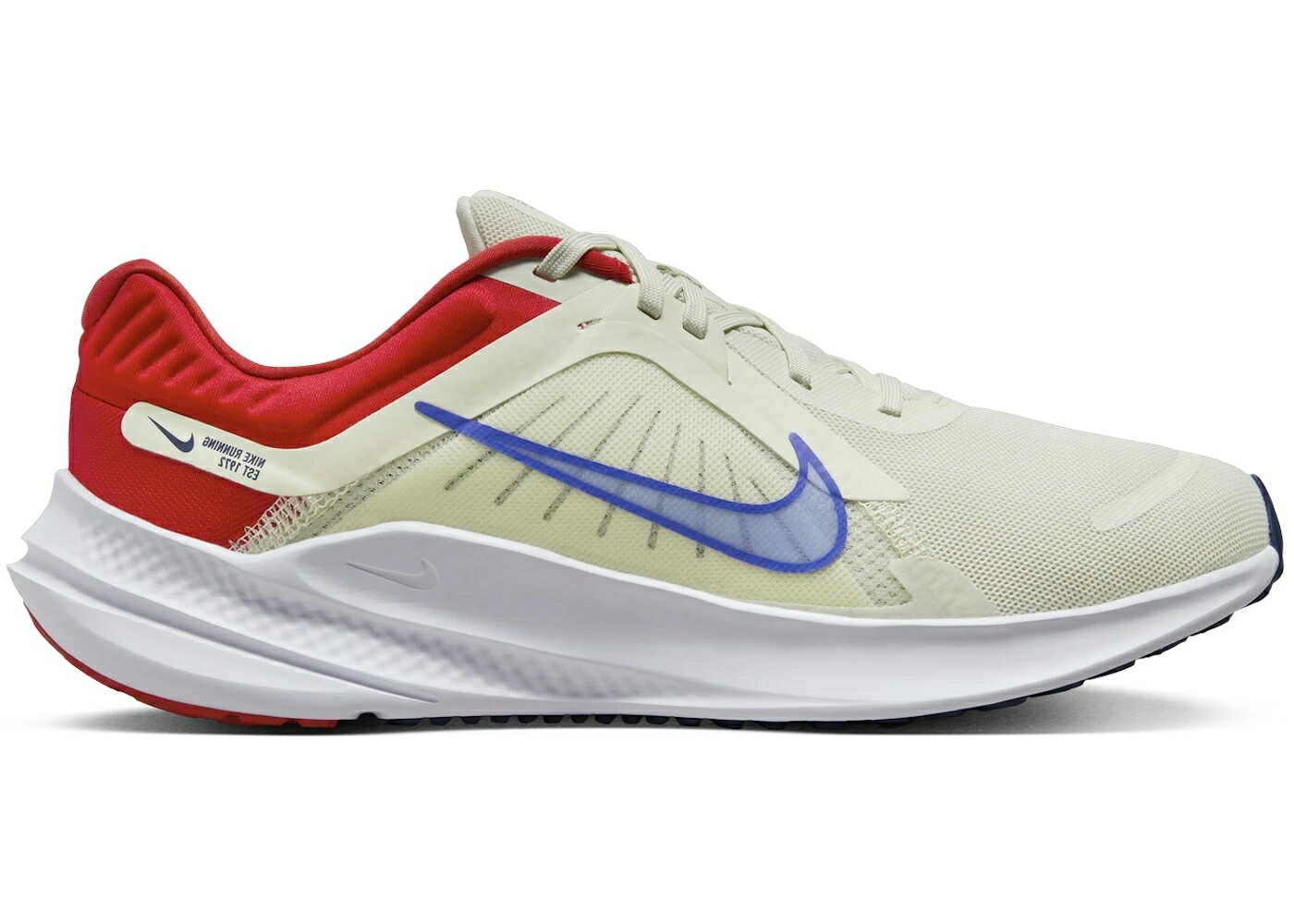 ナイキ 赤 赤いこと 白いこと 白いこと 青味 青み スニーカー メンズ NIKE QUEST 5 SEA GLASS UNIVERSITY RED WHITE BLUE JOY / SEA GLASS UNIVERSITY RED WHITE
