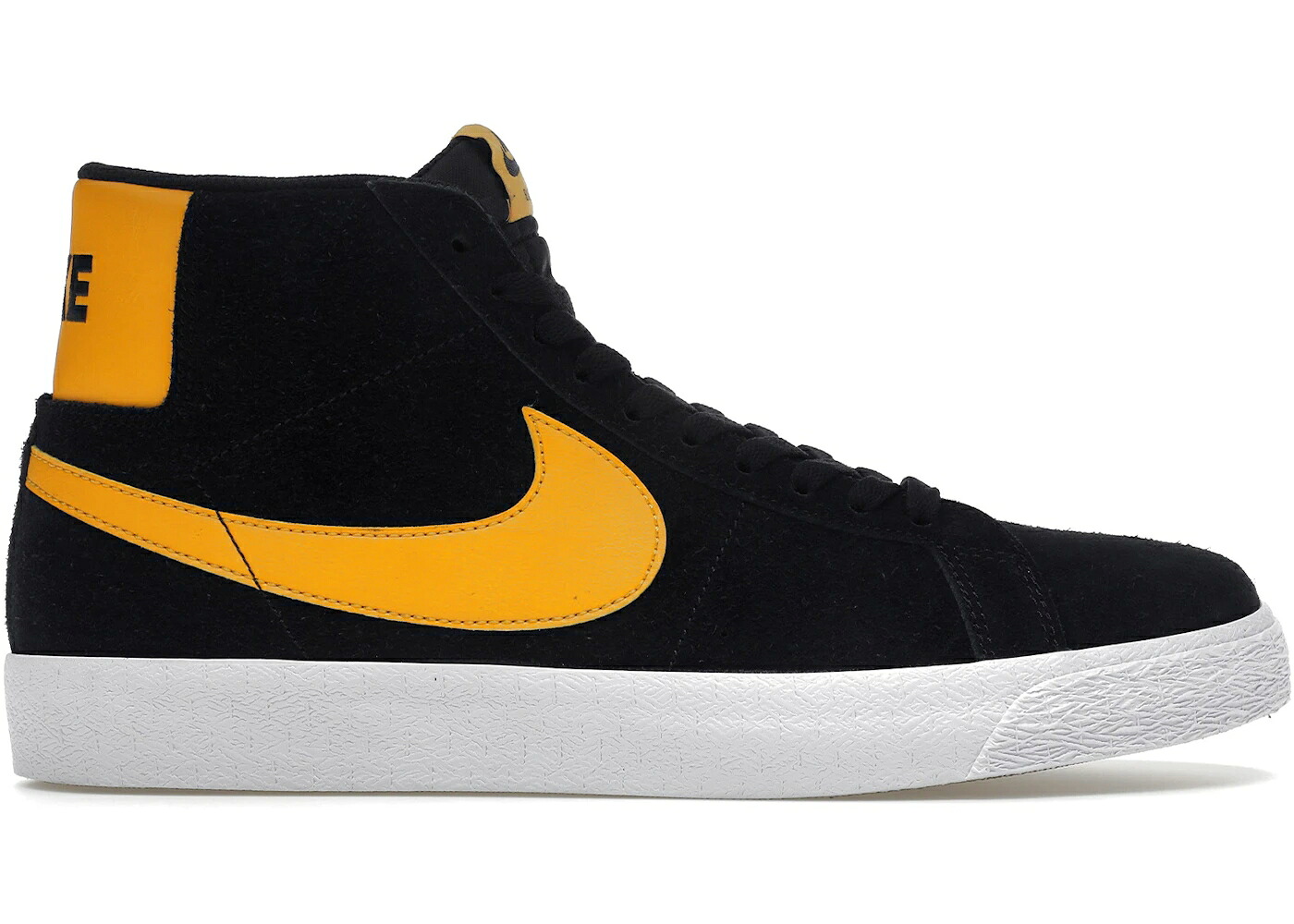 ナイキ エスビー 望遠レンズ ブレイザー ミッド 黒いこと 黒いこと ゴールド スニーカー メンズ NIKE SB ZOOM BLAZER MID BLACK UNIVERSITY GOLD / BLACK UNIVERSITY GOLD BLACK