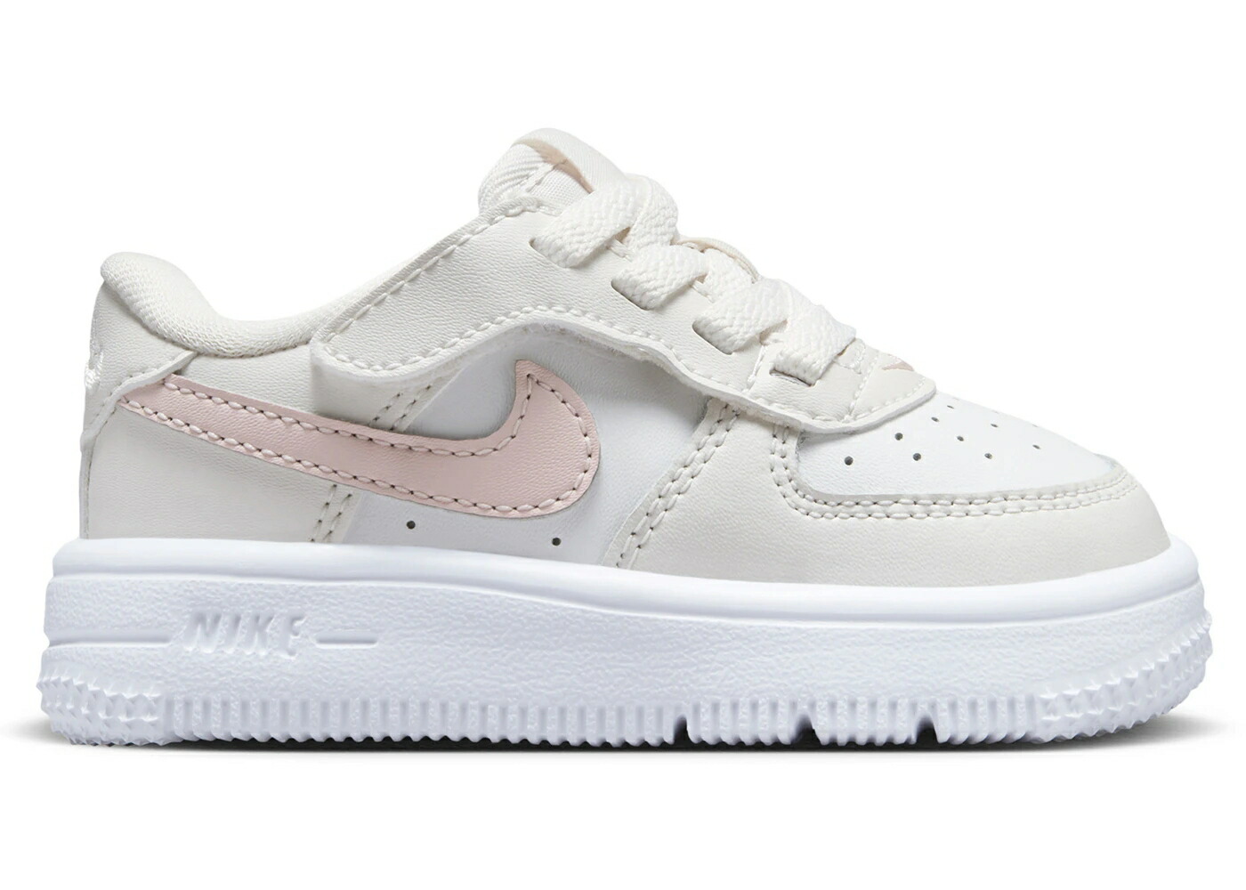 ナイキ 白いこと 白いこと サクラ色 お坊っちゃん キッズ NIKE FORCE 1 LOW EASYON PHANTOM SUMMIT WHITE ECHO PINK (I) / PHANTOM SUMMIT WHITE ECHO PINK