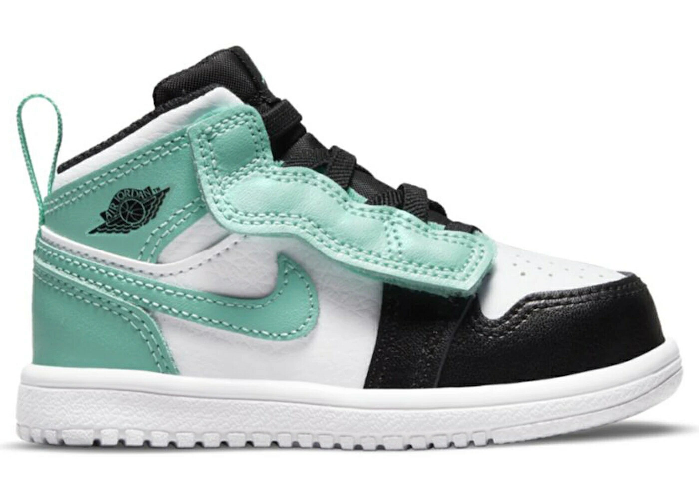 ナイキ ジョーダン ミッド 白いこと 白いこと 黒いこと 黒いこと お坊っちゃん キッズ JORDAN 1 MID ALT TROPICAL TWIST (TD) / WHITE BLACK TROPICAL TWIST