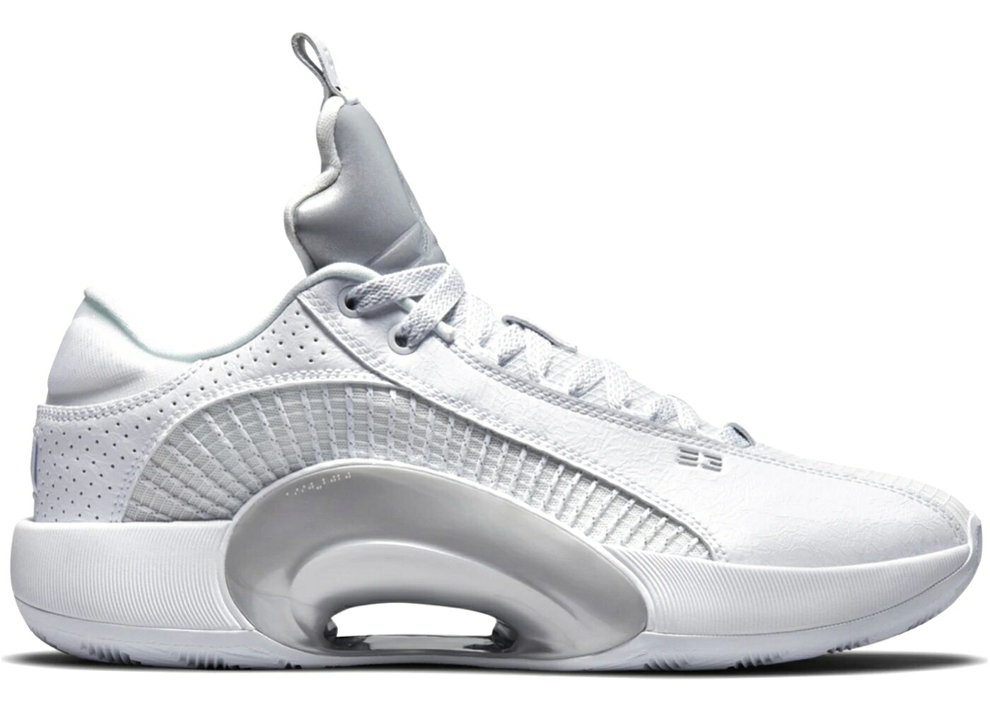 ナイキ ジョーダン しろがね色 しろがね色 白いこと 白いこと スニーカー メンズ JORDAN XXXV LOW METALLIC SILVER / WHITE WHITE METALLIC SILVER