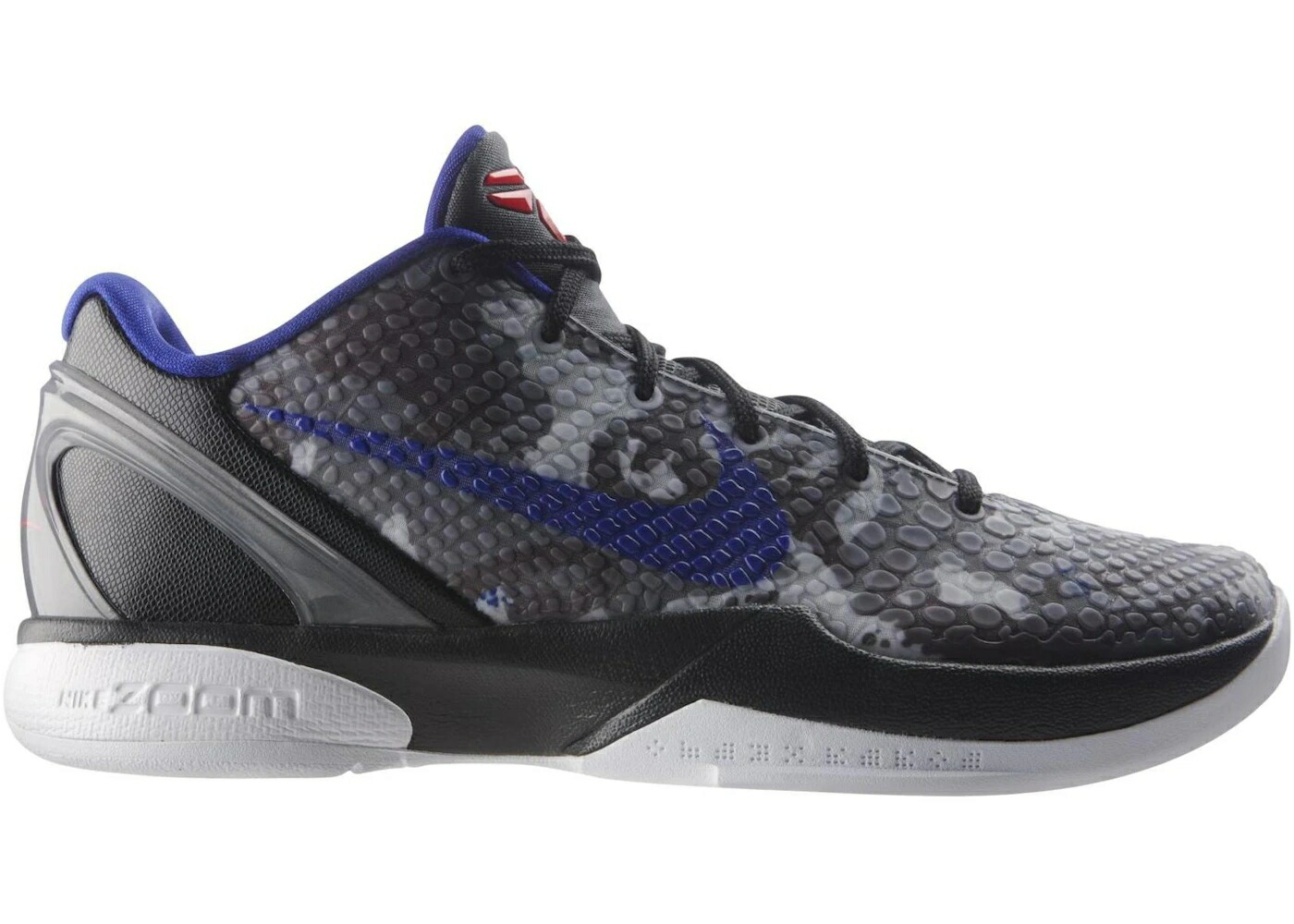 ナイキ コービー カモ柄 コンコルド コンコード 灰色 グレー 黒色 ブラック 白色 ホワイト スニーカー メンズ NIKE KOBE 6 URBAN CAMO / CONCORD GREY BLACK WHITE