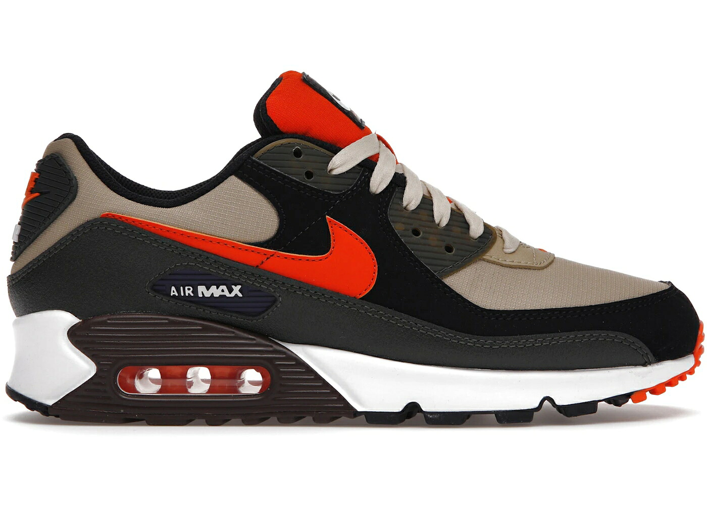 ナイキ マックス 正規陸軍 黒いこと 黒いこと 橙 オレンジ色 大気圏マックス スニーカー メンズ NIKE AIR MAX 90 TWEED DARK ARMY / TWEED DARK ARMY BLACK ORANGE