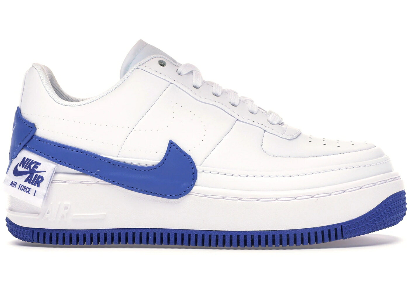 ナイキ 白色 ホワイト ゲーム エアフォース ゲームロイヤル 青 ブルー WOMEN'S スニーカー レディース NIKE AIR FORCE 1 JESTER XX WHITE GAME ROYAL (WOMEN'S) / WHITE GAME ROYAL｜スニケス