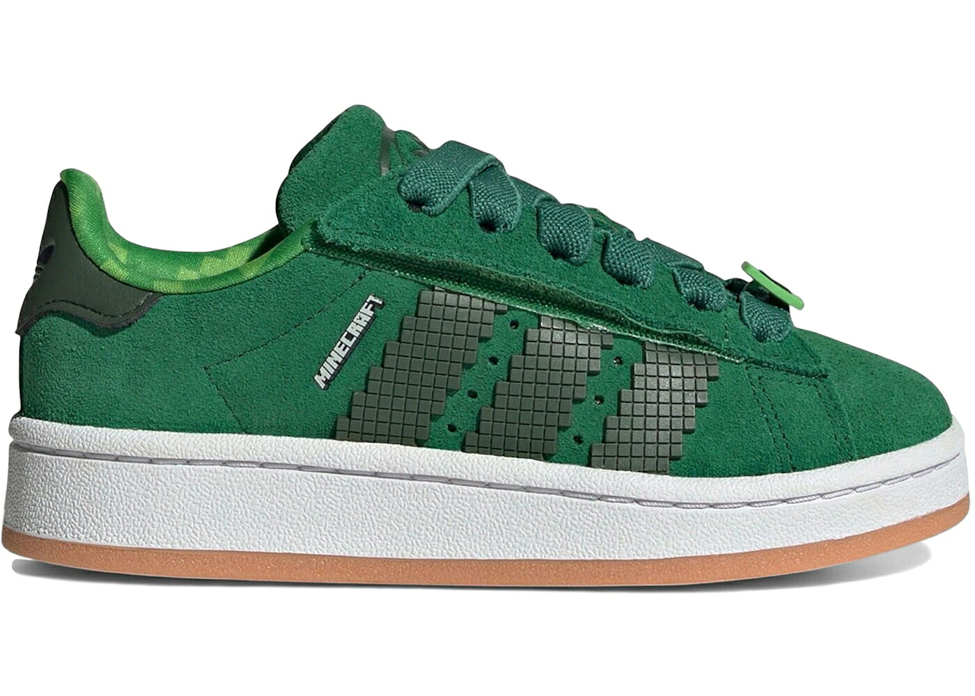 アディダス 校庭 御坊っちゃん キッズ ADIDAS CAMPUS 00S MINECRAFT CREEPER (GS) / SUPPLIER COLOUR SUPPLIER COLOUR もの言う花 マタニティ スニーカー キッズ・ベビー・マタニティ-キッズファッション-靴