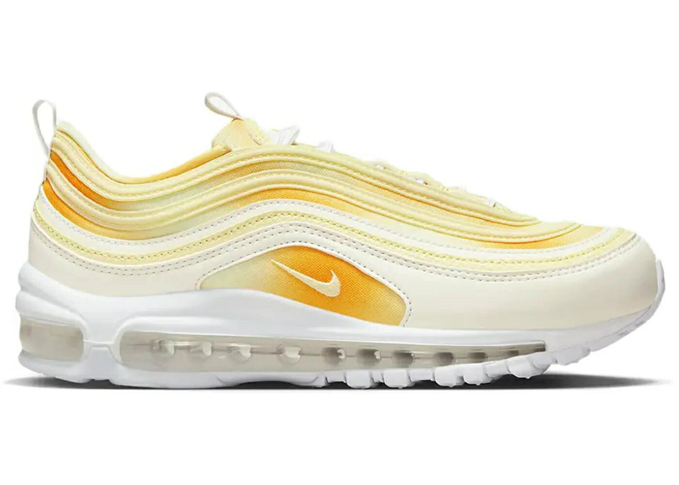ナイキ マックス 黄味がかった 黄色 レーザ 橙 オレンジ色 エア湖マックス WOMEN\u0027S スニーカー レディース NIKE AIR MAX 97 YELLOW TIE- DYE (WOMEN\u0027S) / SAIL CITRON TINT LASER ORANGE