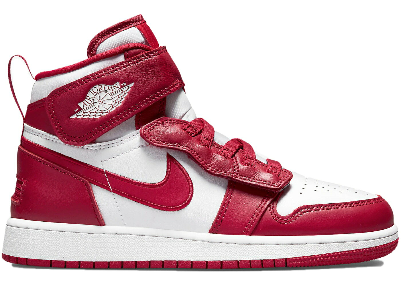 ナイキ ジョーダン ハイ 赤 レッド カーディナル 白色 ホワイト ジュニア キッズ JORDAN 1 HIGH FLYEASE CARDNIAL RED (GS) / CARDINAL RED WHITE ベビー マタニティ スニーカー|スニケス
