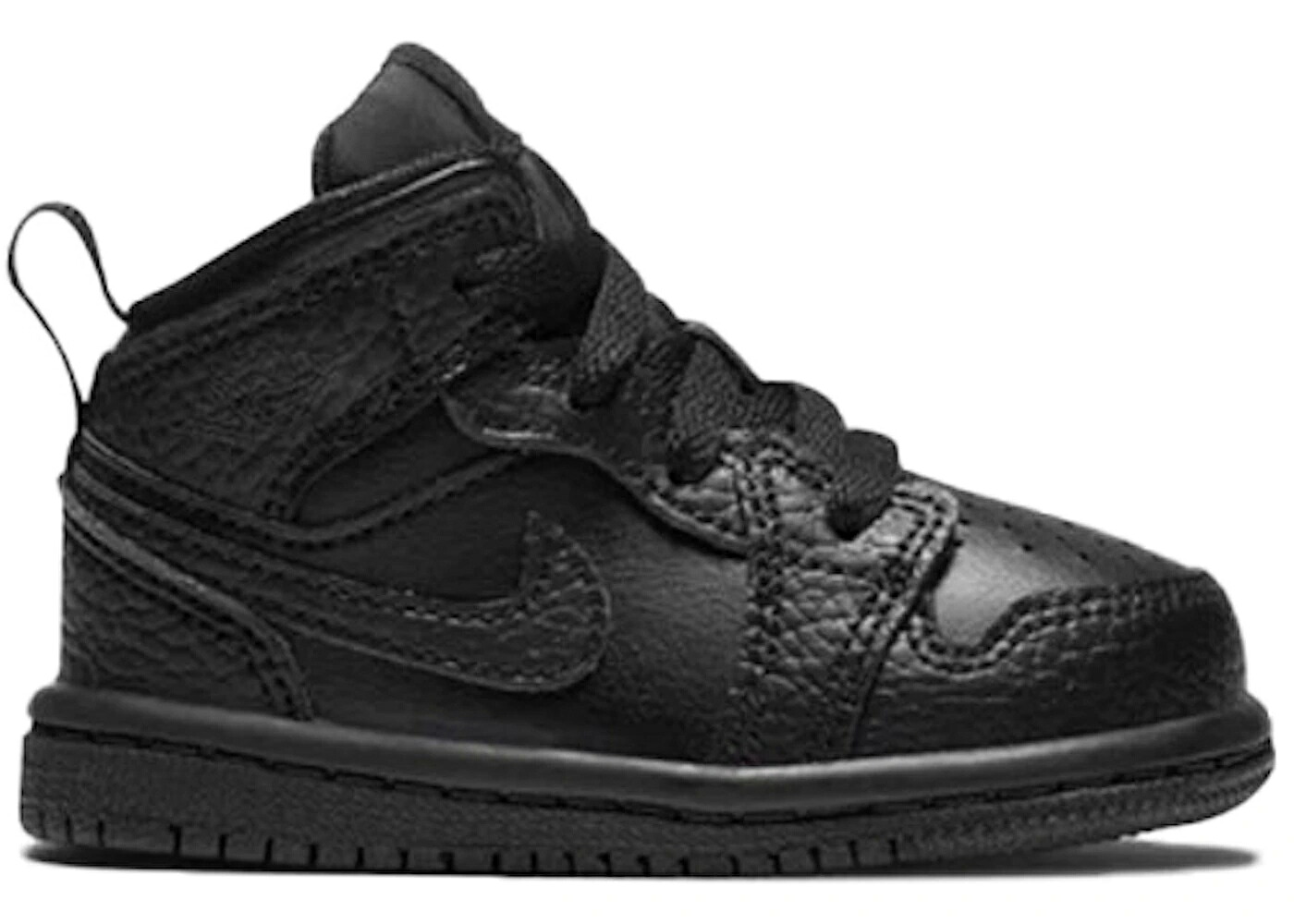 ナイキ ジョーダン ミッド 黒色 ブラック ジュニア キッズ JORDAN 1 MID TRIPLE BLACK (TD) / BLACK BLACK BLACK｜スニケス 25,620円
