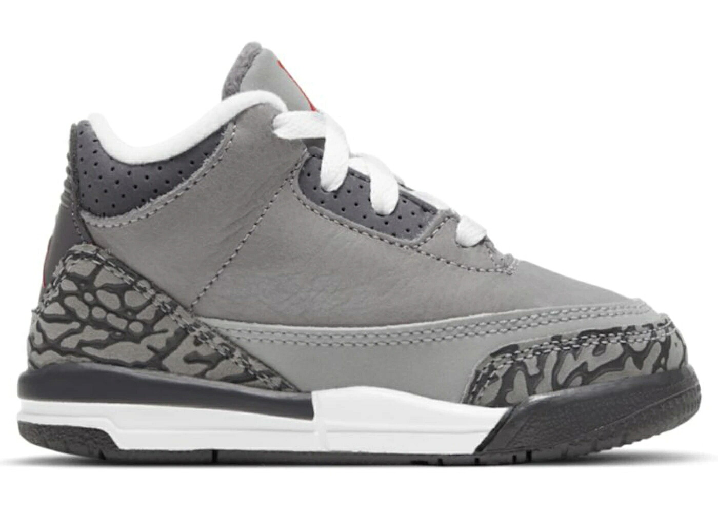 ナイキ ジョーダン クール 灰色 グレー 銀色 シルバー 橙 オレンジ ジュニア キッズ JORDAN 3 RETRO COOL GREY (TD) / SILVER LIGHT GRAPHITE ORANGE