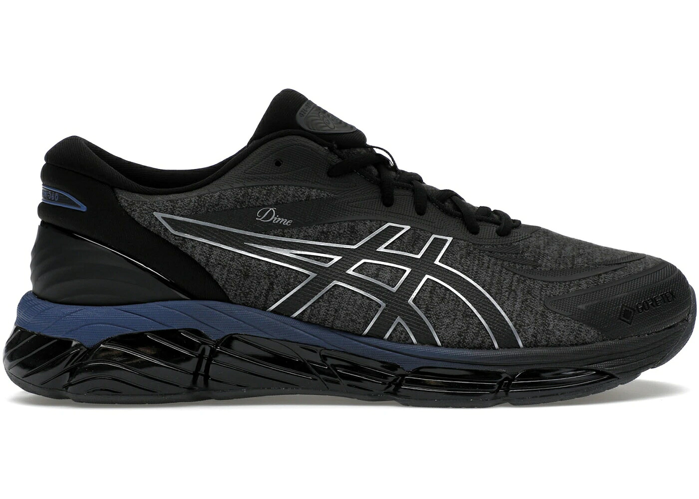 アシックス 黒色 ブラック 青色 ブルー スニーカー メンズ ASICS GEL-QUANTUM 360 VIII DIME BLACK / BLACK BLUE｜スニケス 46,440円