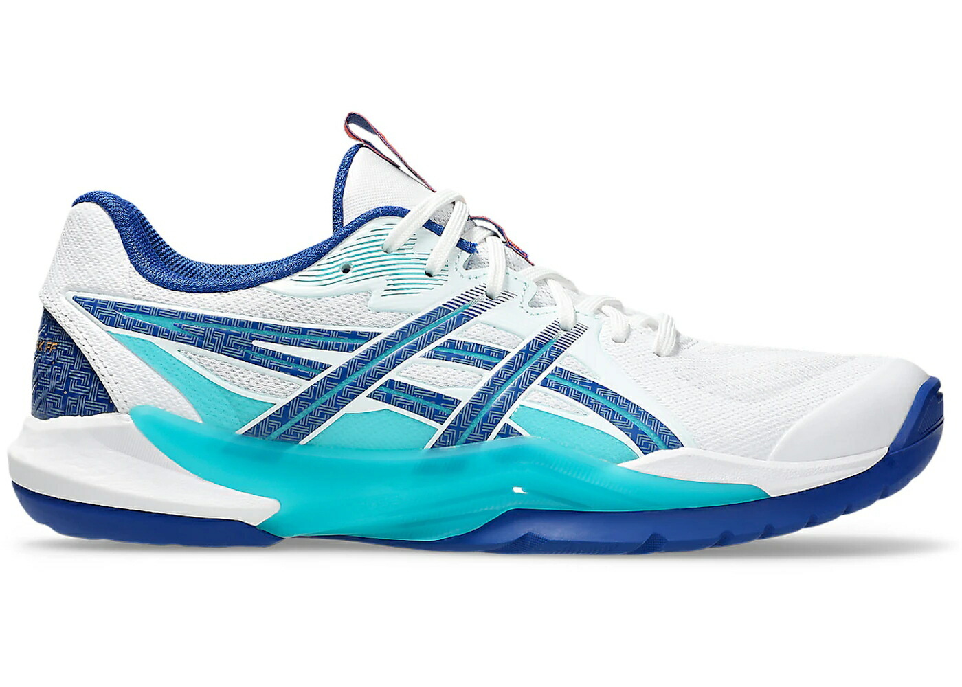 アシックス 白色 ホワイト 青色 ブルー スニーカー メンズ ASICS POWERBREAK FF WHITE BLUE / WHITE ASICS BLUE