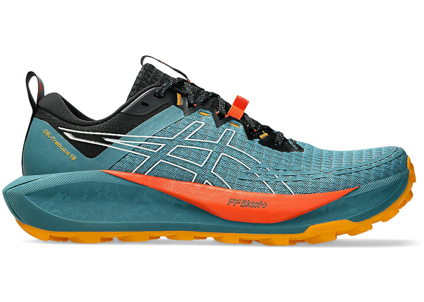 アシックス サーティーン 青色 ブルー ピュア アクア スニーカー メンズ ASICS GEL-TRABUCO 13 ATLANTIS BLUE PURE AQUA / ATLANTIS BLUE PURE AQUA