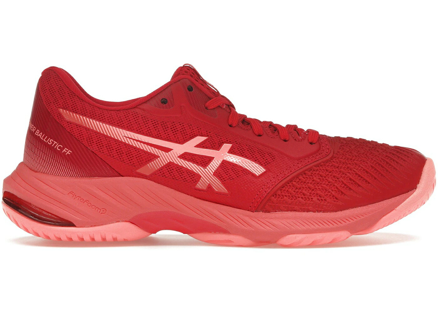 アシックス スピード 赤 レッド スニーカー メンズ ASICS NETBURNER BALLISTIC FF 3 SPEED RED SUN CORAL / SPEED RED SUN CORAL