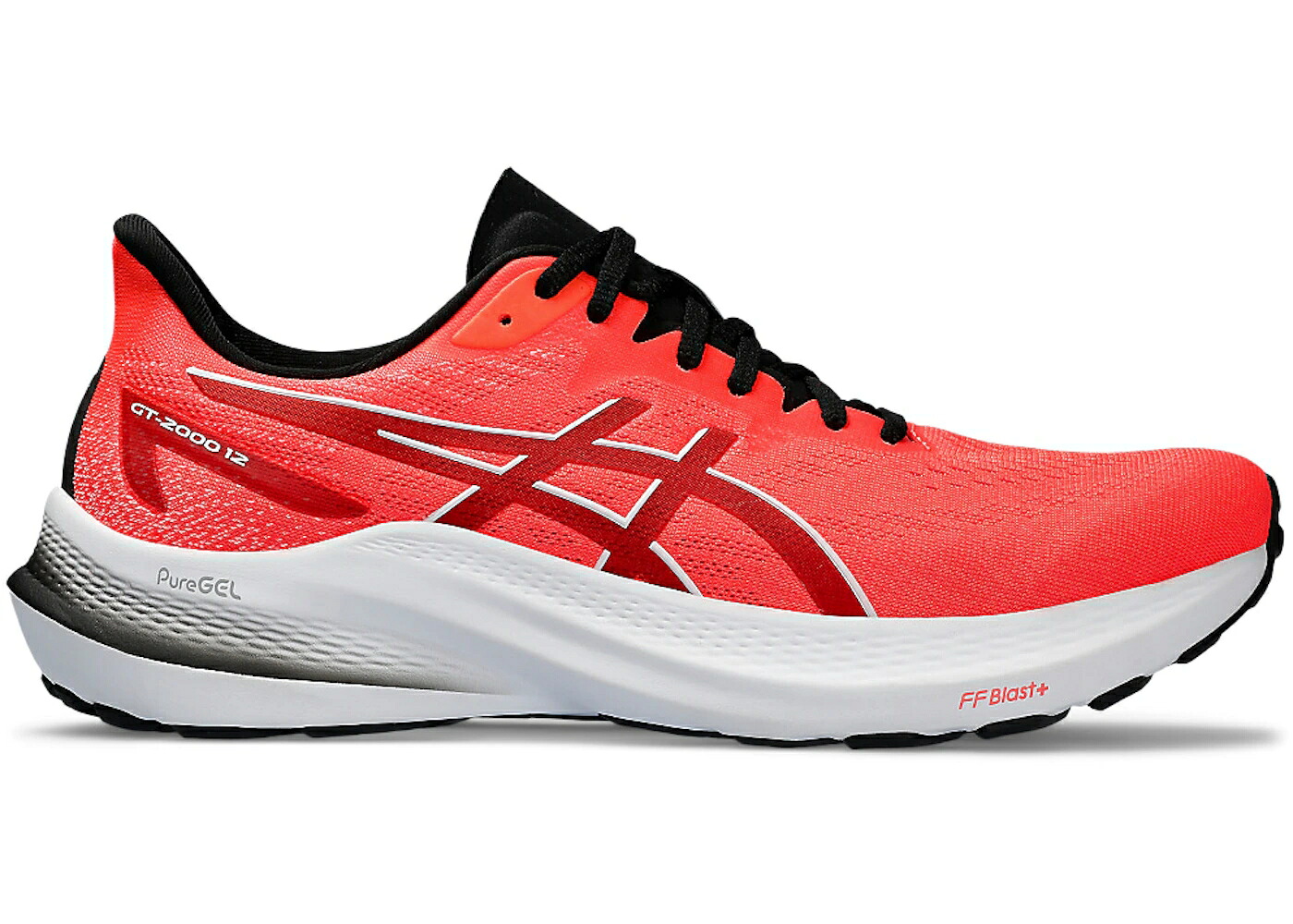 アシックス 赤 レッド 白色 ホワイト スニーカー メンズ ASICS GT-2000 12 SUNRISE RED WHITE / SUNRISE RED WHITE