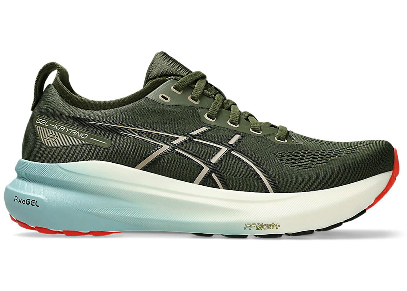 アシックス 緑 緑であること 黒いこと 黒いこと スニーカー メンズ ASICS GEL-KAYANO 31 SMOG GREEN / SMOG GREEN BLACK