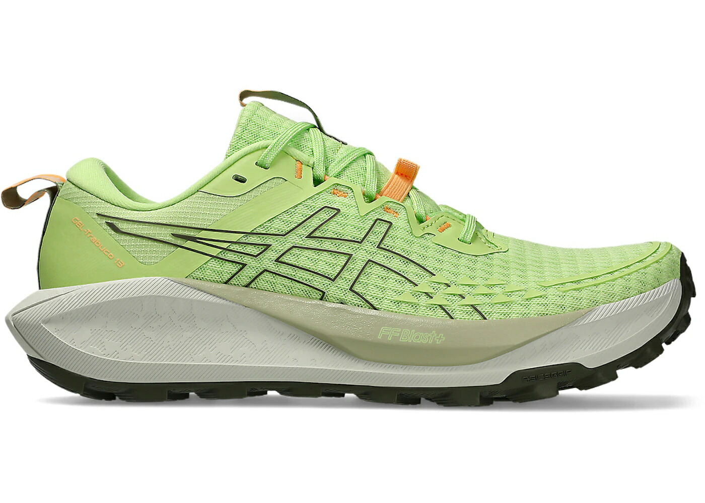 アシックス サーティーン ライム 緑 グリーン スニーカー メンズ ASICS GEL-TRABUCO 13 LIME GREEN MANTLE / LIME GREEN MANTLE GREEN