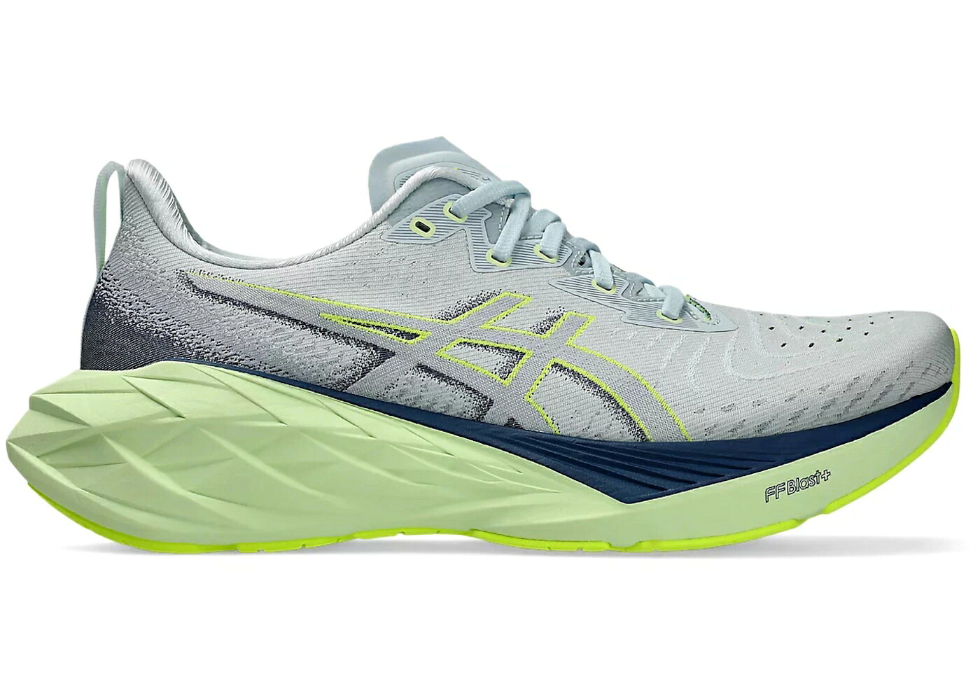 アシックス 冷やりとした 薄墨色 薄墨色 青味 青み スニーカー メンズ ASICS NOVABLAST 4 COOL GREY BLUE EXPANSE / COOL GREY BLUE EXPANSE