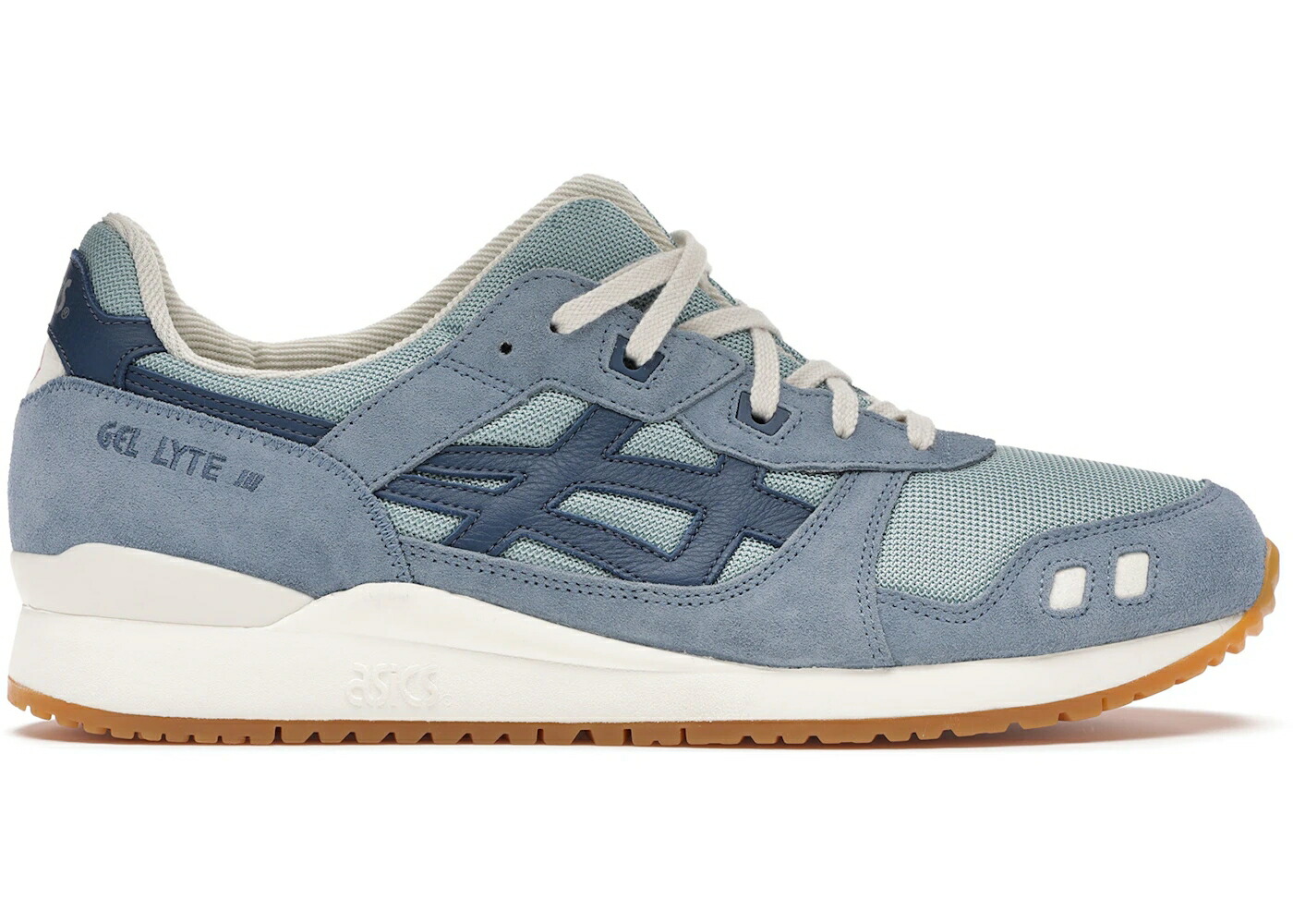 アシックス ゲルライト 青色 ブルー グランド シャーク スニーカー メンズ ASICS GEL-LYTE III SMOKE BLUE / SMOKE BLUE GRAND SHARK