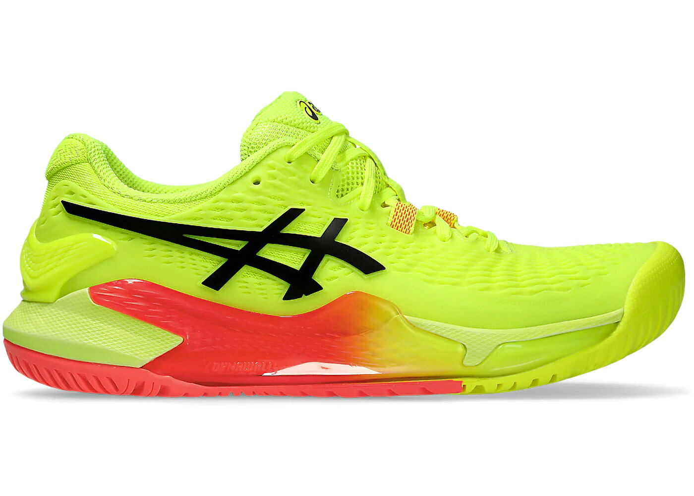アシックス 黄色 イエロー 黒色 ブラック WOMEN'S スニーカー レディース ASICS GEL-RESOLUTION 9 PARIS SAFETY YELLOW BLACK (WOMEN'S) / SAFETY YELLOW BLACK