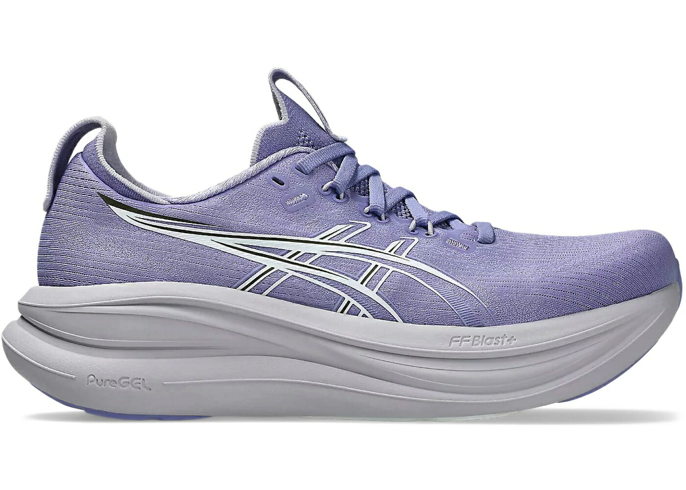 アシックス 白色 ホワイト WOMEN'S スニーカー レディース ASICS GEL-NIMBUS 28 BLUEBELL WHITE (WOMEN'S) / BLUEBELL WHITE