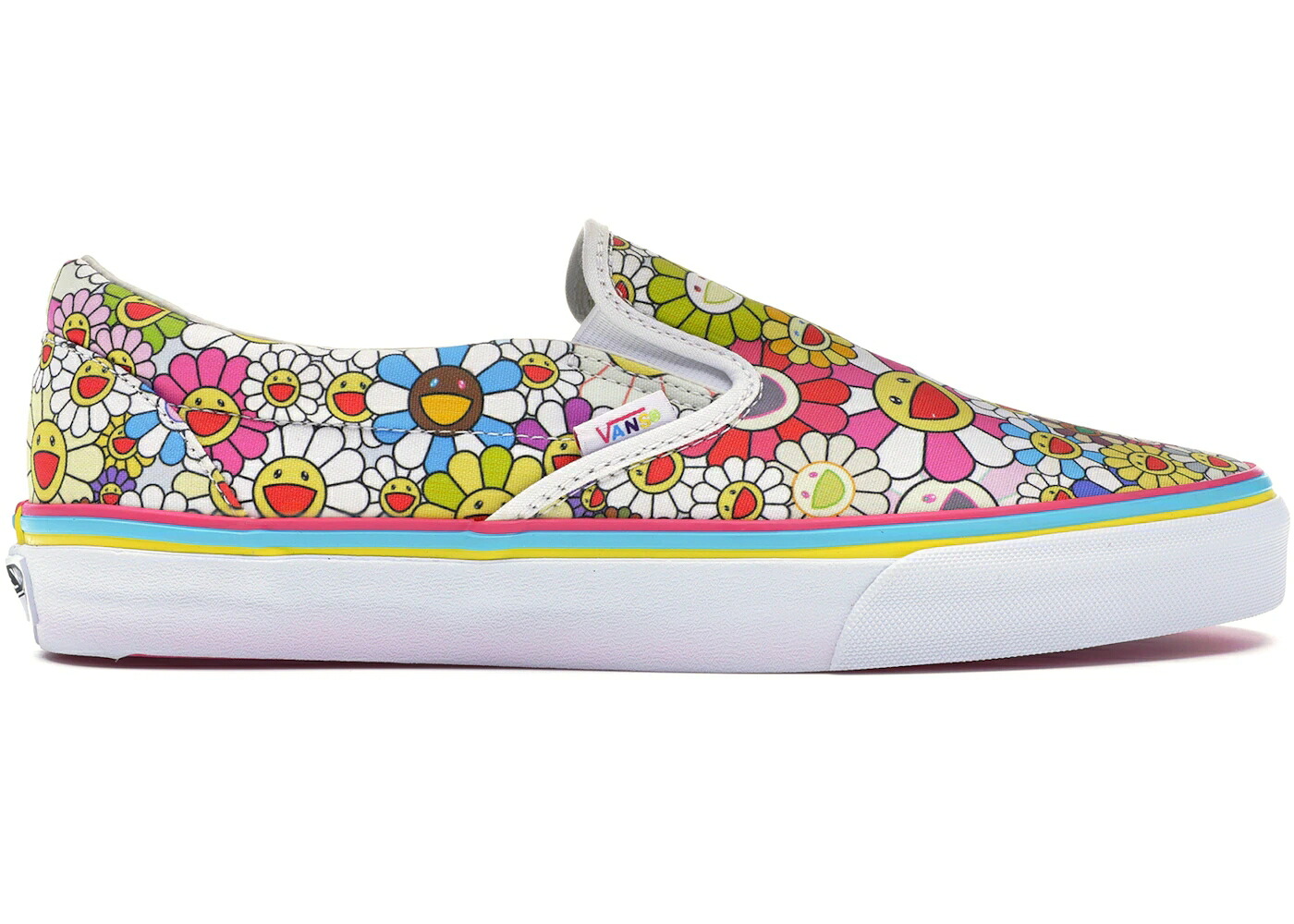 ヴァンズ バンズ スリッポン スニーカー メンズ VANS SLIP-ON LX MURAKAMI MULTI-COLOR FLOWER / MULTI MULTI