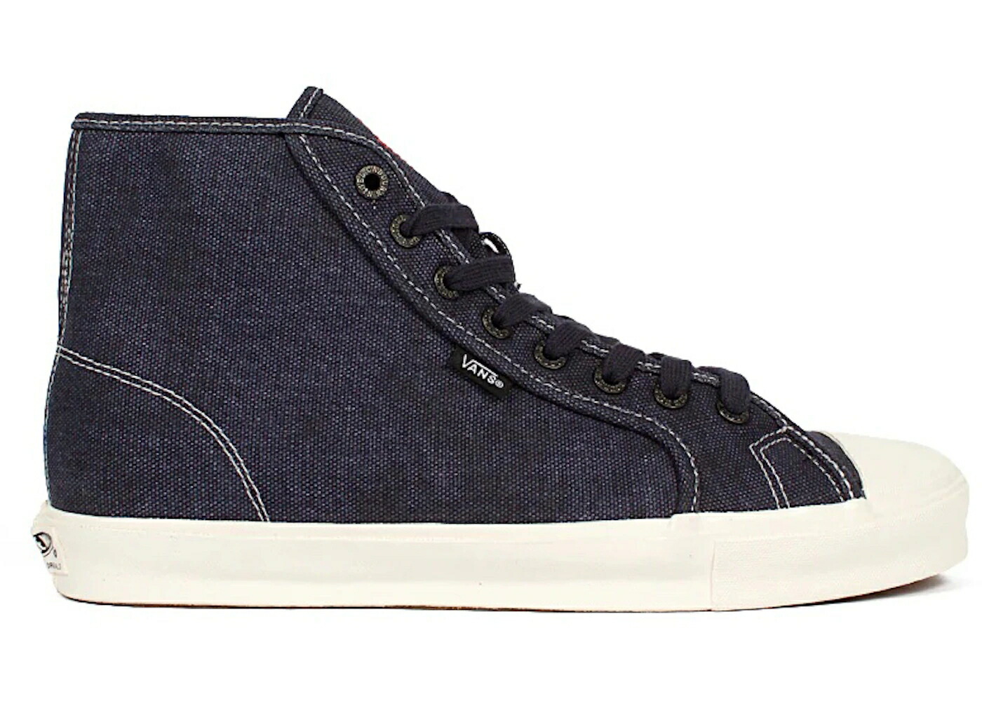 ヴァンズ バンズ デニム 黒色 ブラック 紺色 ネイビー スニーカー メンズ VANS OG STYLE 24 LX NIGEL CABOURN DENIM / BLACK NAVY