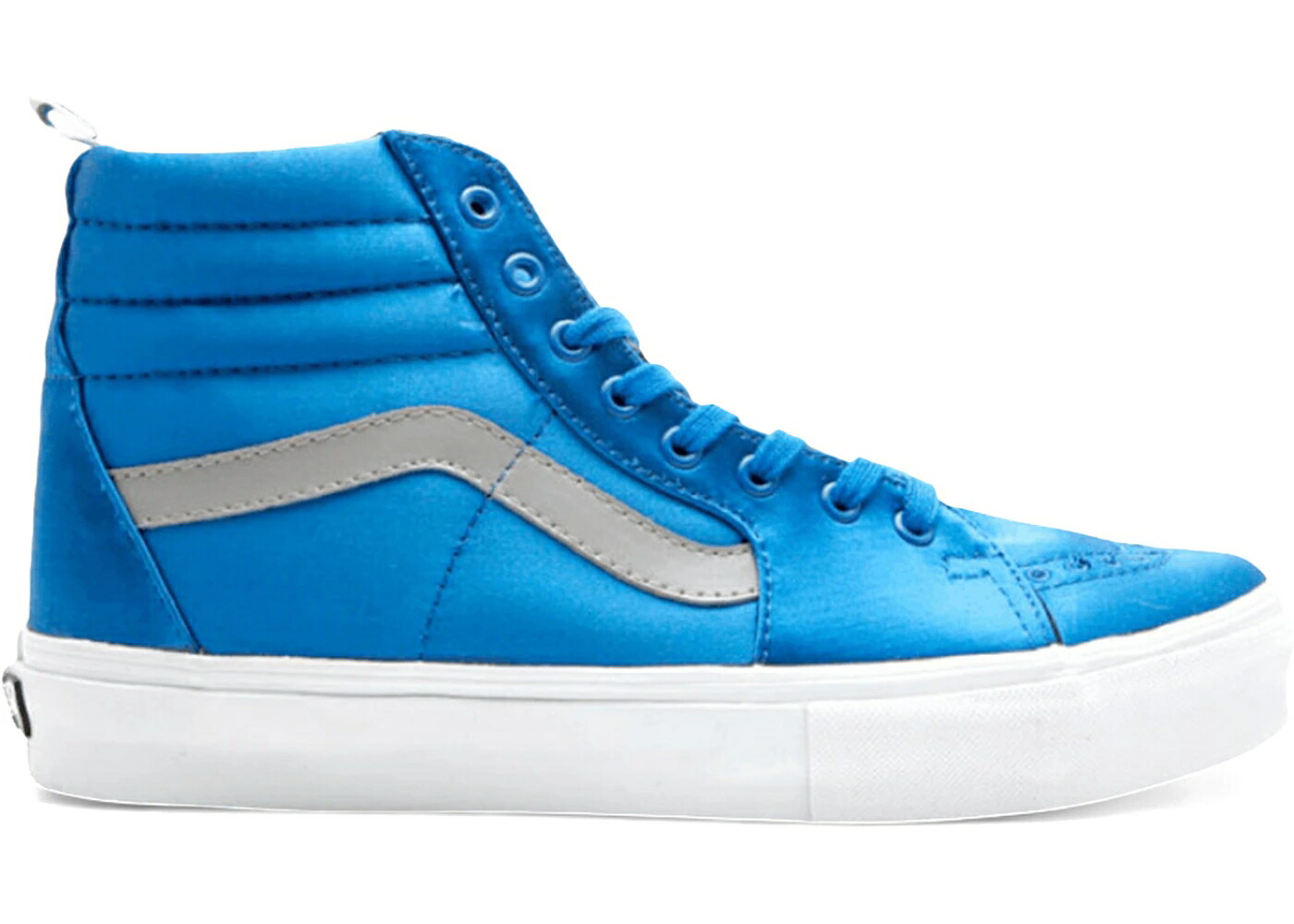 ヴァンズ バンズ スケートハイ ハフ サテン 青色 ブルー 銀色 シルバー スニーカー メンズ VANS SK8-HI LX HUF SATIN SNORKEL BLUE SILVER / SNORKEL BLUE SILVER METALLIC 35,700円