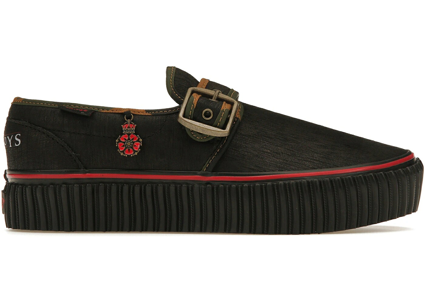 ヴァンズ バンズ 黒色 ブラック 赤 レッド カモ柄 スニーカー メンズ VANS STYLE 47 CREEPER HORROR PACK THE LOST BOYS / BLACK RED CAMO｜スニケス