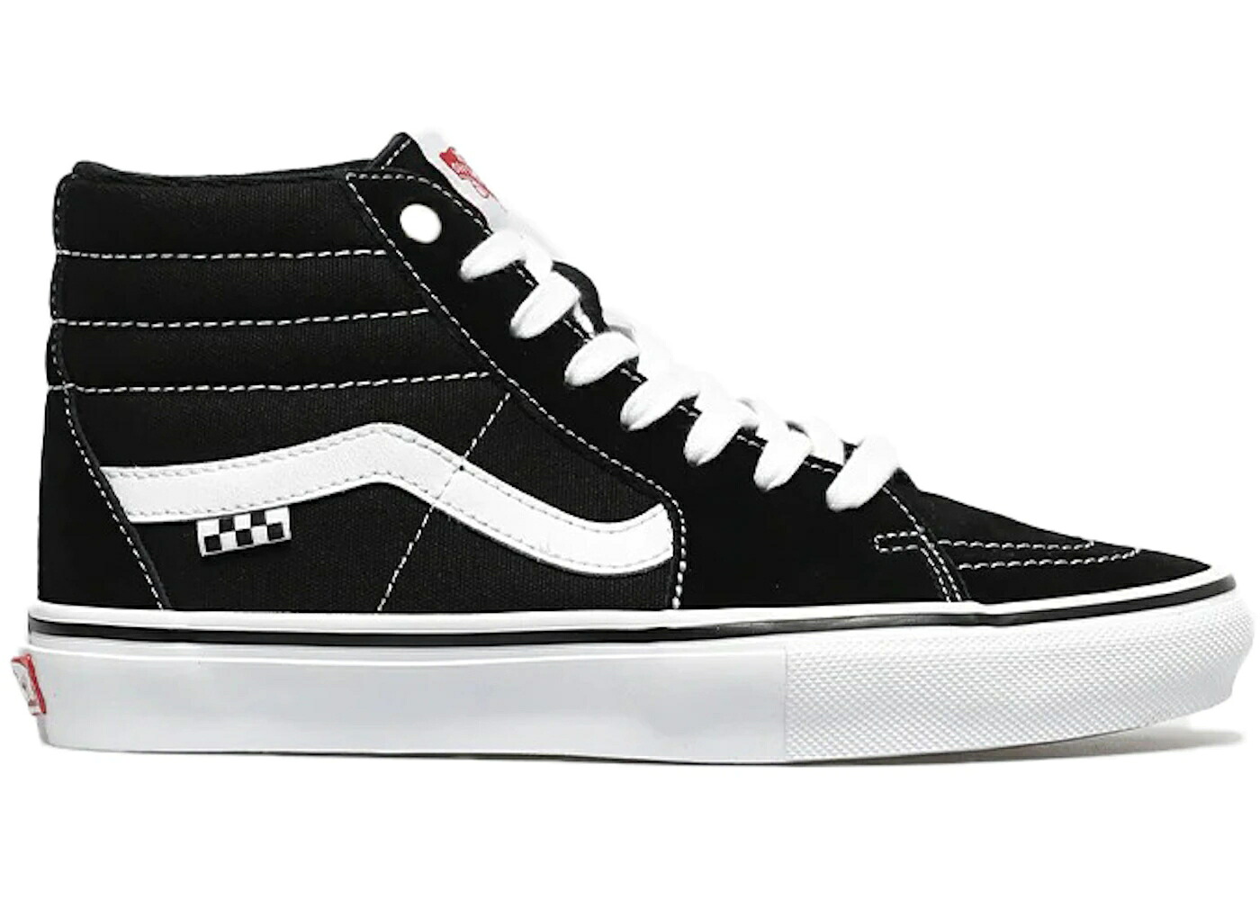 ヴァンズ バンズ 滑るご機嫌 黒いこと 黒いこと 白いこと 白いこと スニーカー メンズ VANS SK8-HI BLACK WHITE CHECKERBOARD / BLACK WHITE