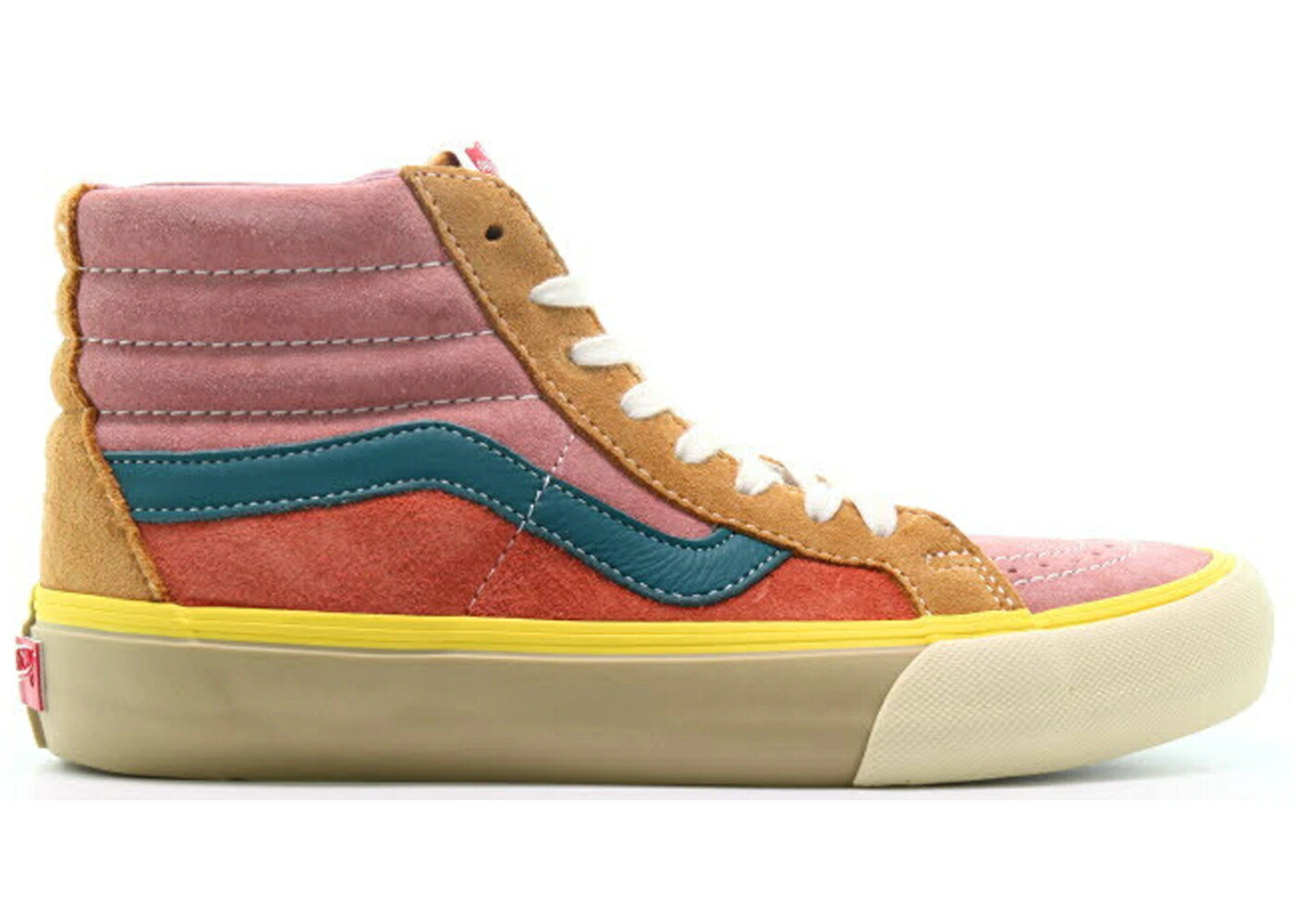 ヴァンズ バンズ スケートハイ 橙 オレンジ スニーカー メンズ VANS SK8-HI MULTI-COLOR LX PACK / ROSA ORANGE|スニケス