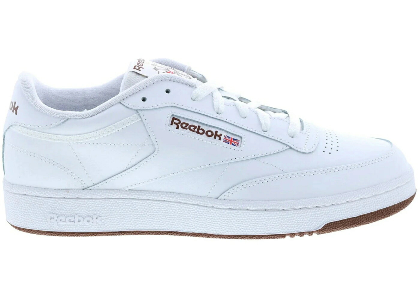 リーボック 野球クラブ 白いこと 白いこと 赤銅色 赤銅色 スニーカー メンズ REEBOK CLUB C 85 CLOUD WHITE TRAIL BROWN / CLOUD WHITE CLOUD WHITE TRAIL