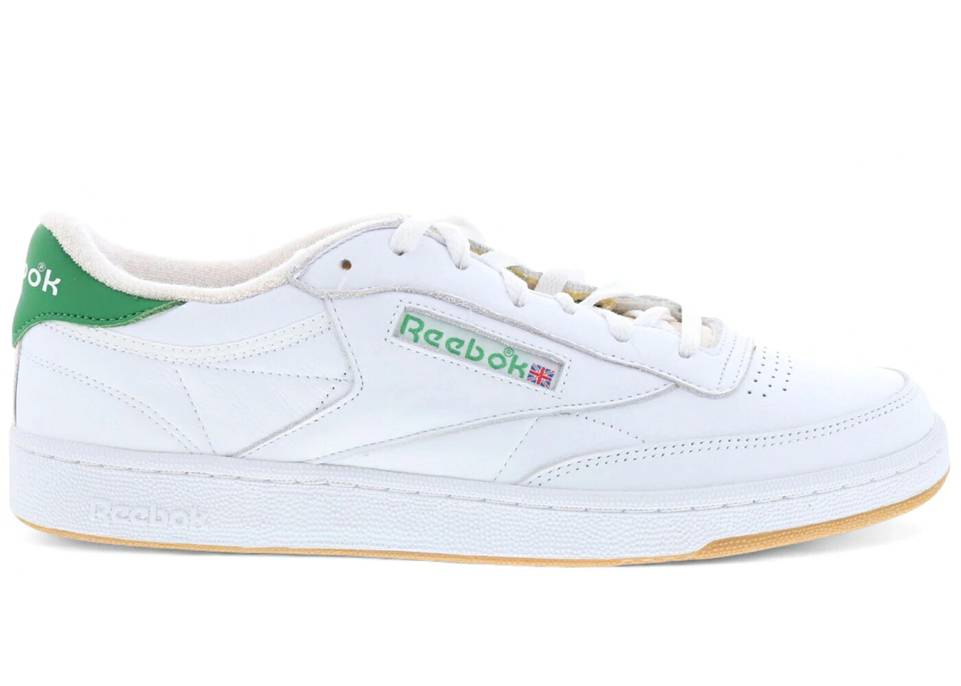 リーボック クラブ ビンテージ ヴィンテージ 白色 ホワイト 緑 グリーン スニーカー メンズ REEBOK CLUB C 85 VINTAGE WHITE GLEN GREEN GUM / FOOTWEAR WHITE GLEN GREEN REEBOK