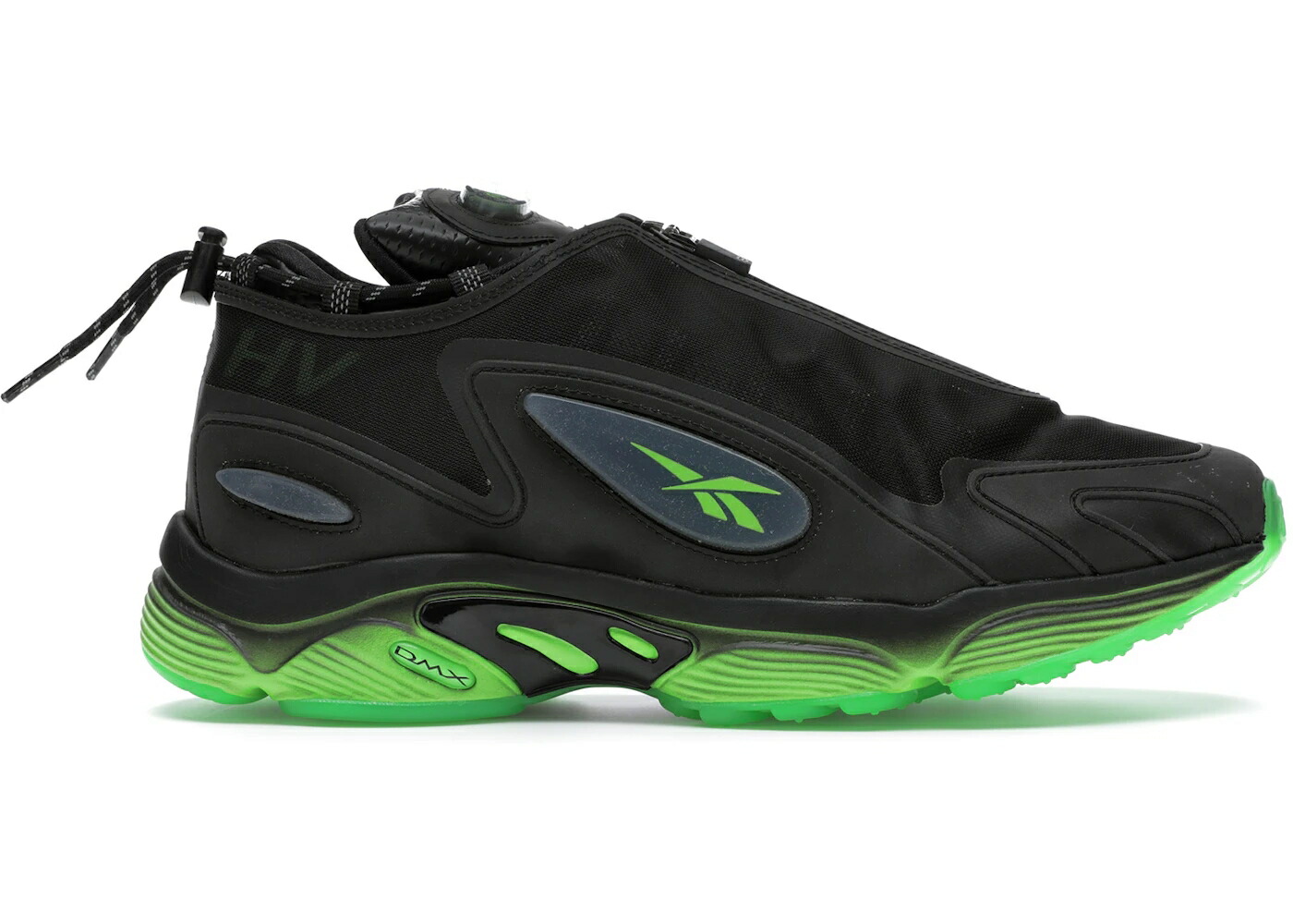 リーボック 黒色 ブラック 緑 グリーン スニーカー メンズ REEBOK DAYTONA DMX MISBHV BLACK GREEN / BLACK BLACK GREEN