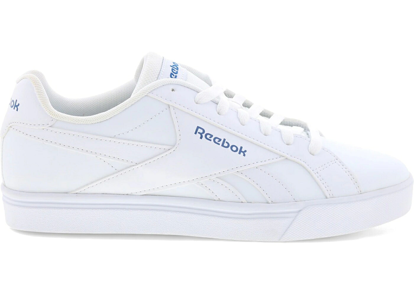 リーボック 白色 ホワイト 青色 ブルー 3.0 スニーカー メンズ REEBOK ROYAL COMPLETE LOW WHITE VECTOR BLUE / FOOTWEAR WHITE FOOTWEAR WHITE