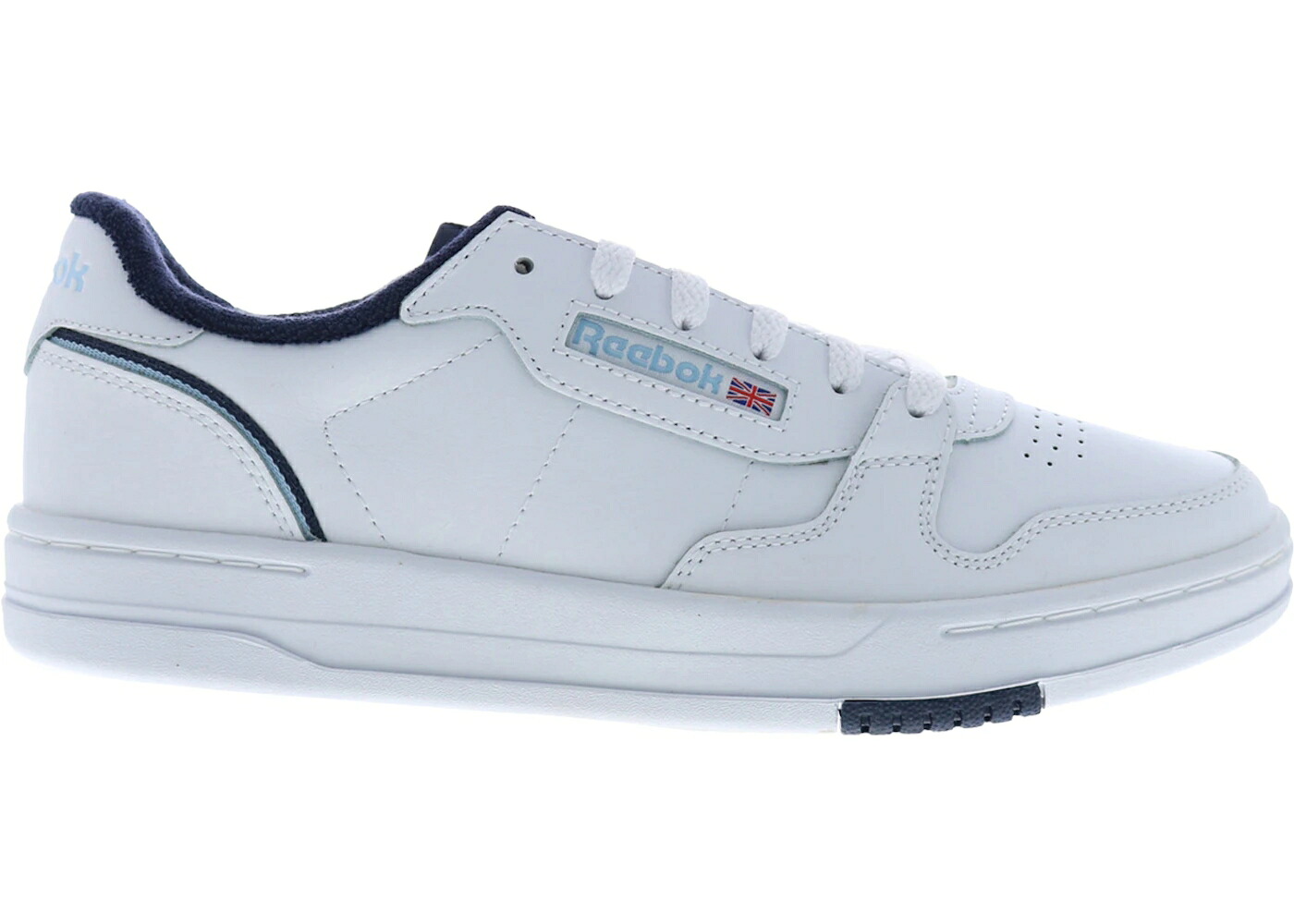 リーボック フェイズ コート 白色 ホワイト 紺色 ネイビー 青色 ブルー スニーカー メンズ REEBOK PHASE COURT WHITE NAVY SOFT BLUE / WHITE NAVY SOFT BLUE