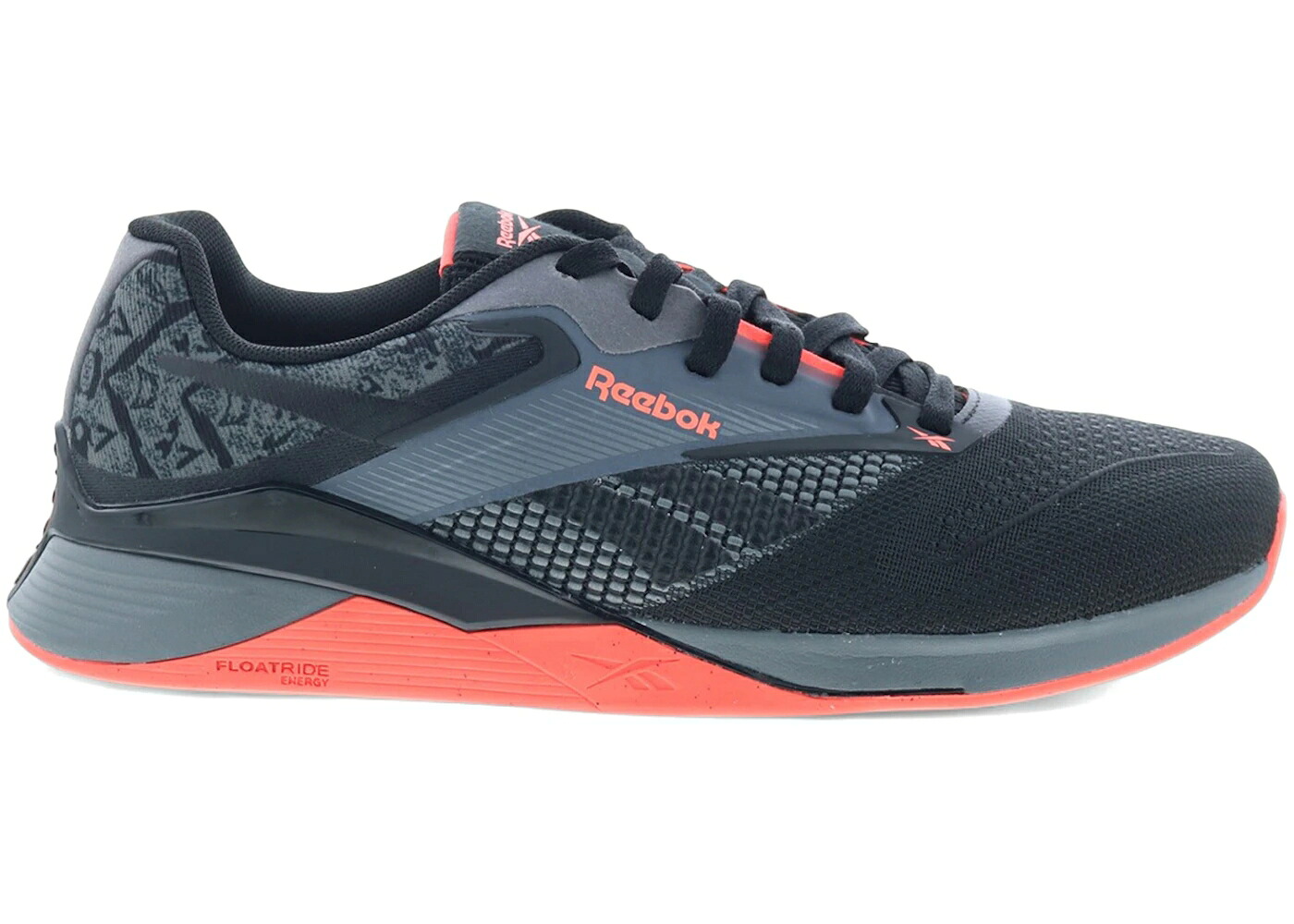 リーボック ナノ 灰色 グレー 黒色 ブラック 橙 オレンジ ピュア スニーカー メンズ REEBOK NANO X4 GREY BLACK ORANGE FLARE / PURE GREY 6 BLACK ORANGE FLARE|スニケス